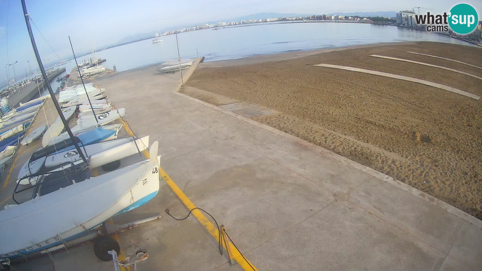 Webcam Hafen von Roses – Costa Brava – Strand La Perola