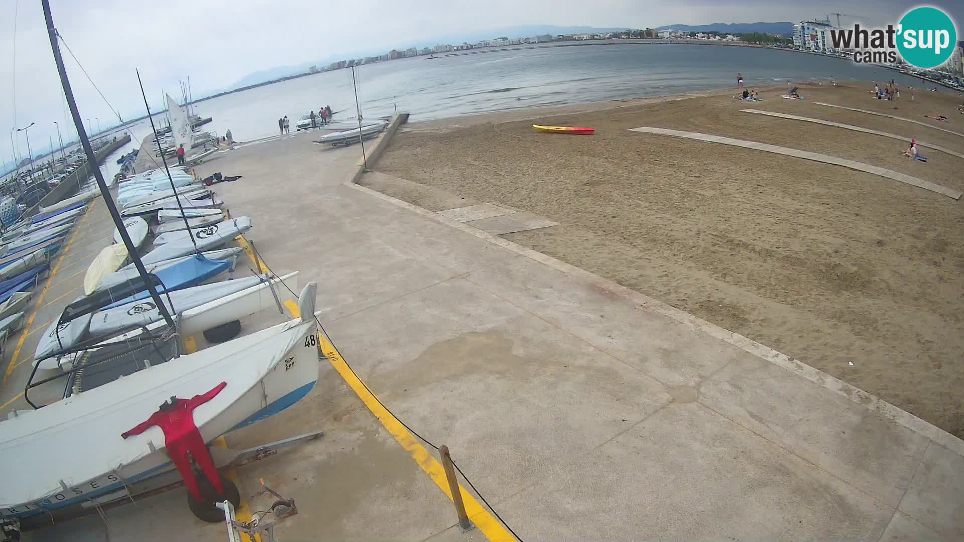 Roses webcam Port – Costa Brava – plage La Perola