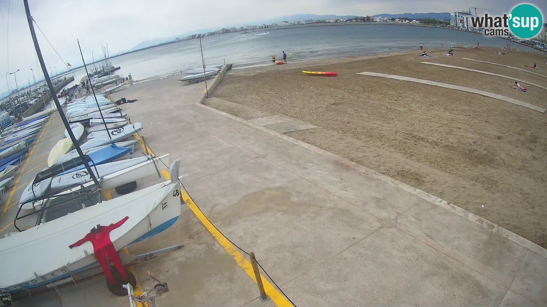 Webcam porto di Roses – Costa Brava – spiaggia La Perola