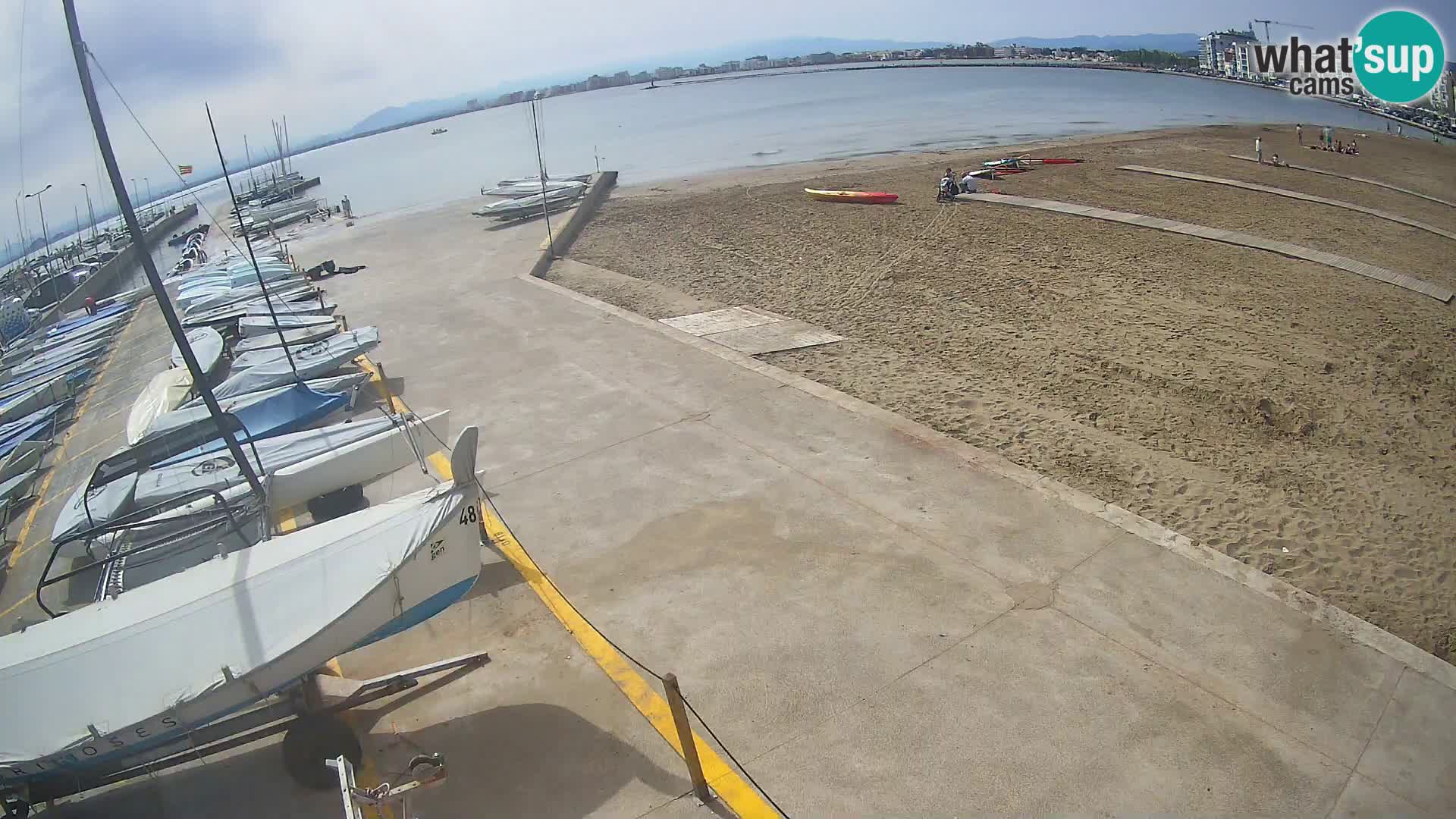 Web kamera Roses marina – Costa Brava – plaža La Perola