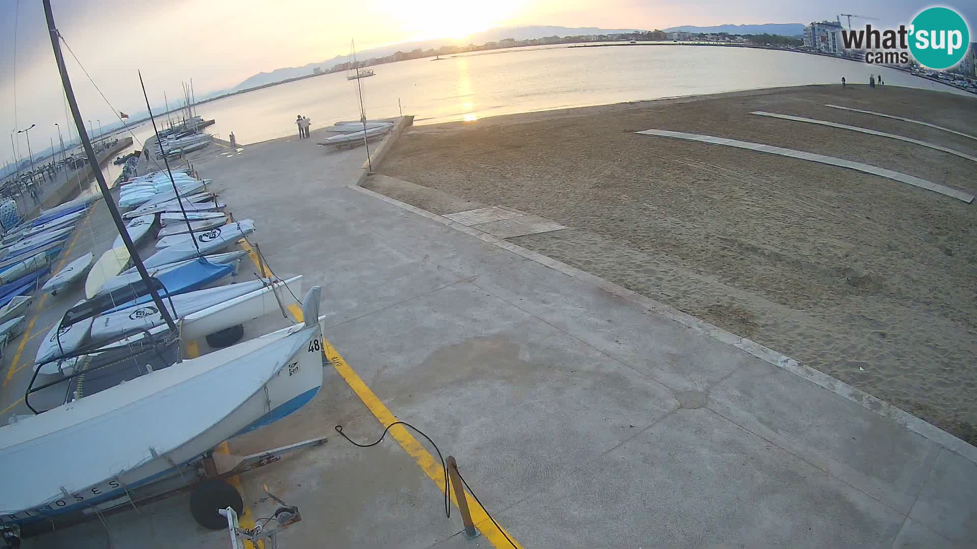 Webcam Hafen von Roses – Costa Brava – Strand La Perola
