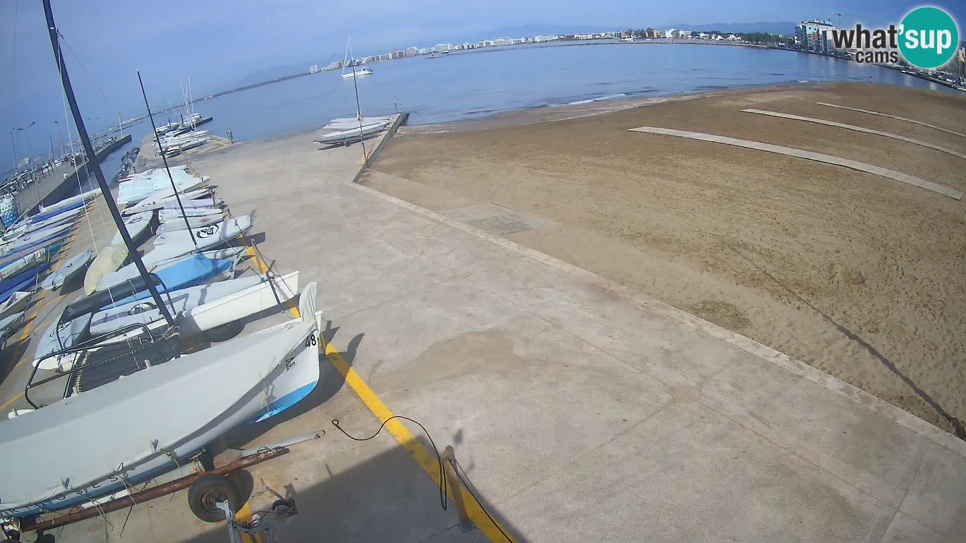 Roses webcam Port – Costa Brava – plage La Perola