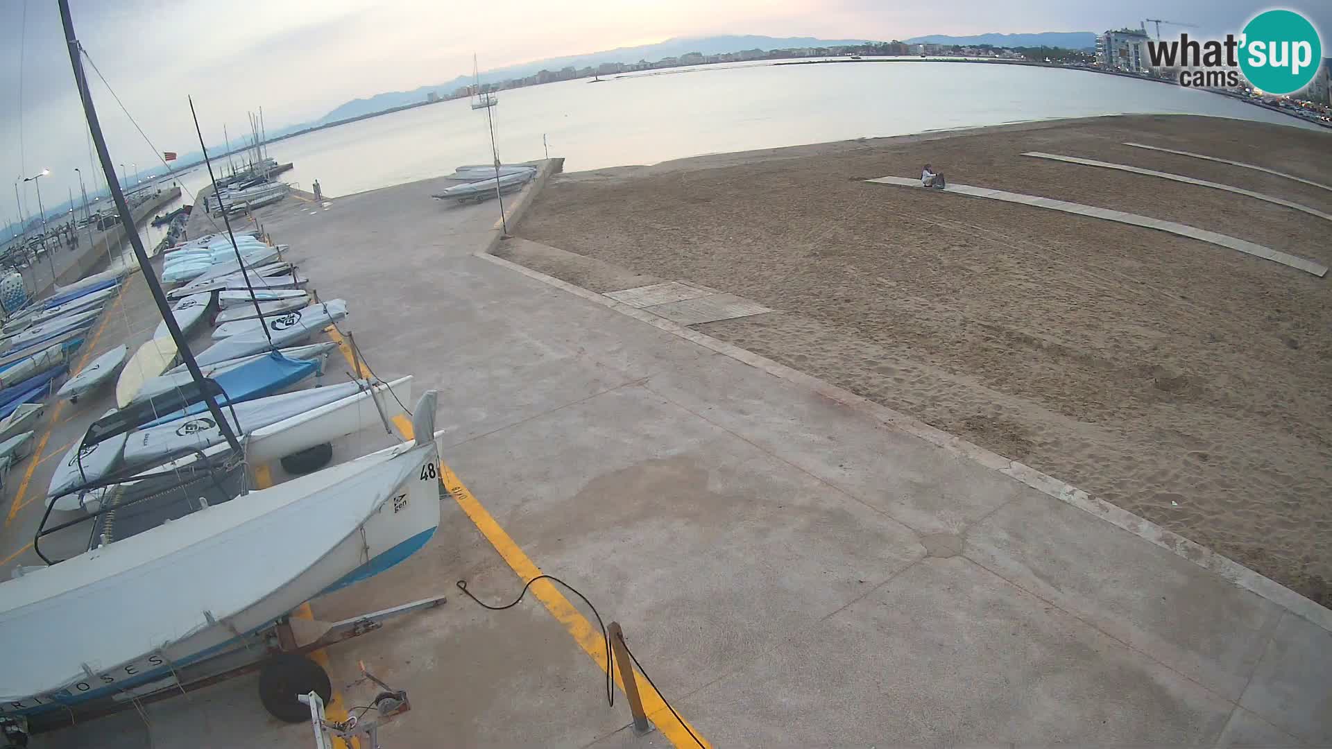 Webcam porto di Roses – Costa Brava – spiaggia La Perola