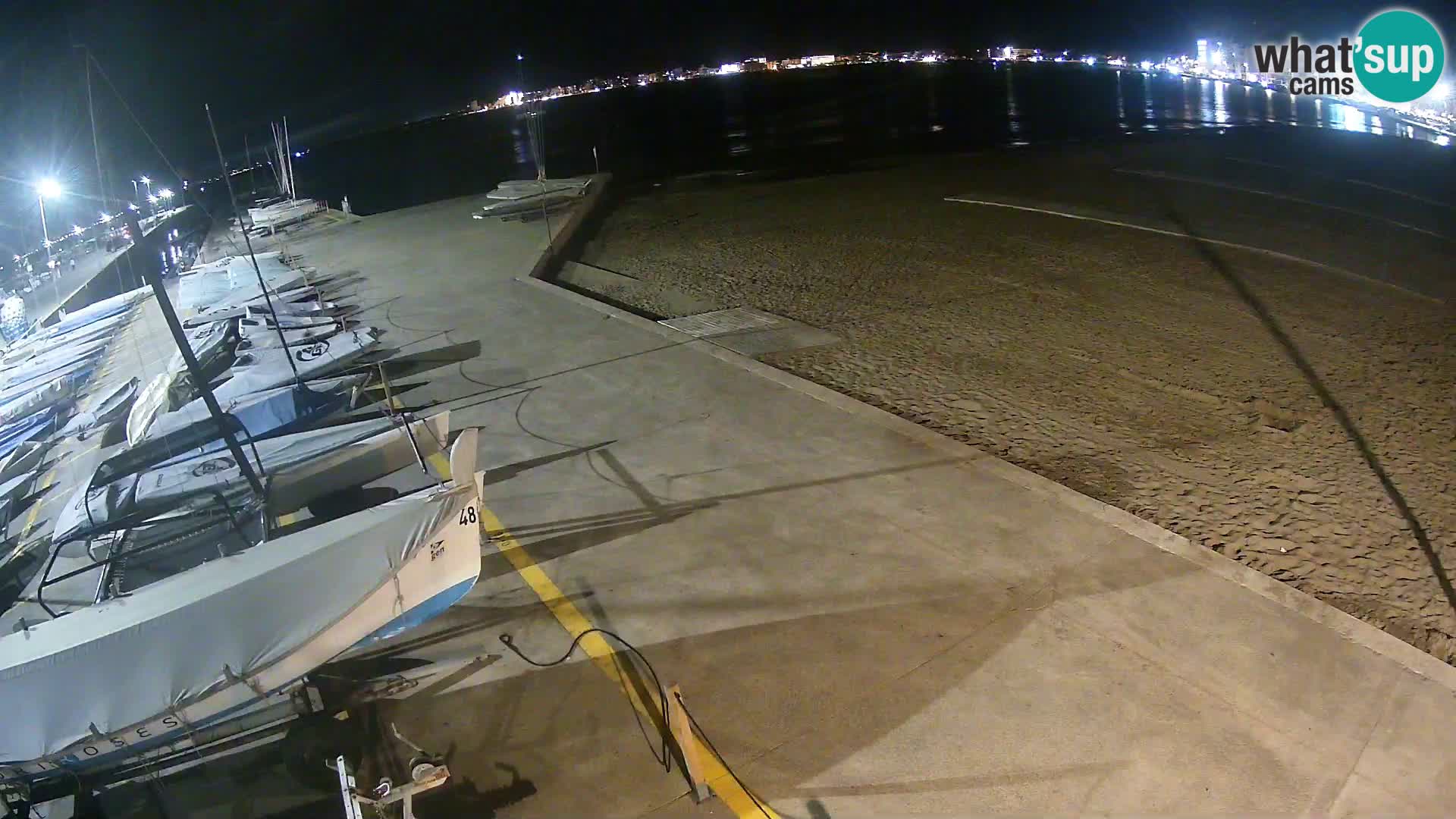 Webcam porto di Roses – Costa Brava – spiaggia La Perola