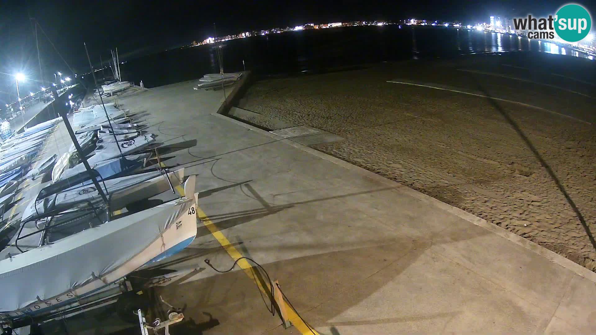 Roses webcam Port – Costa Brava – plage La Perola