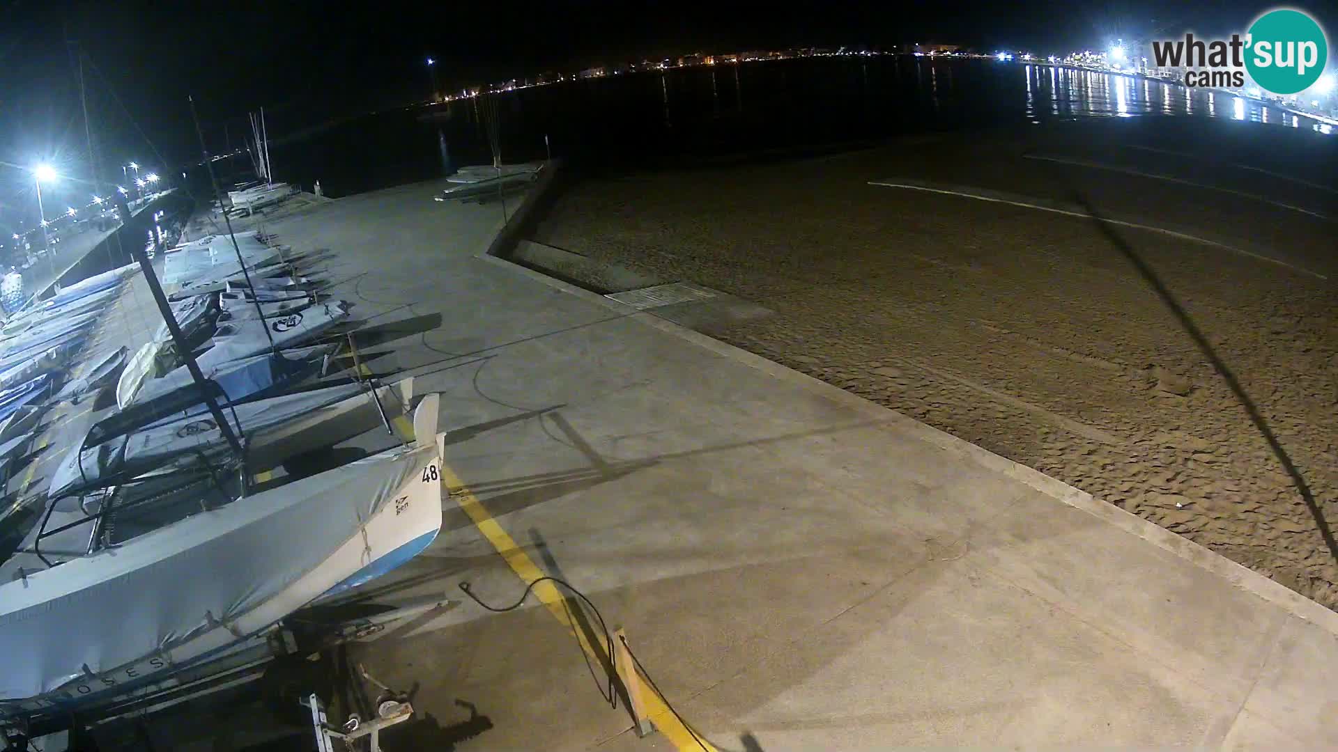 Roses webcam Port – Costa Brava – plage La Perola