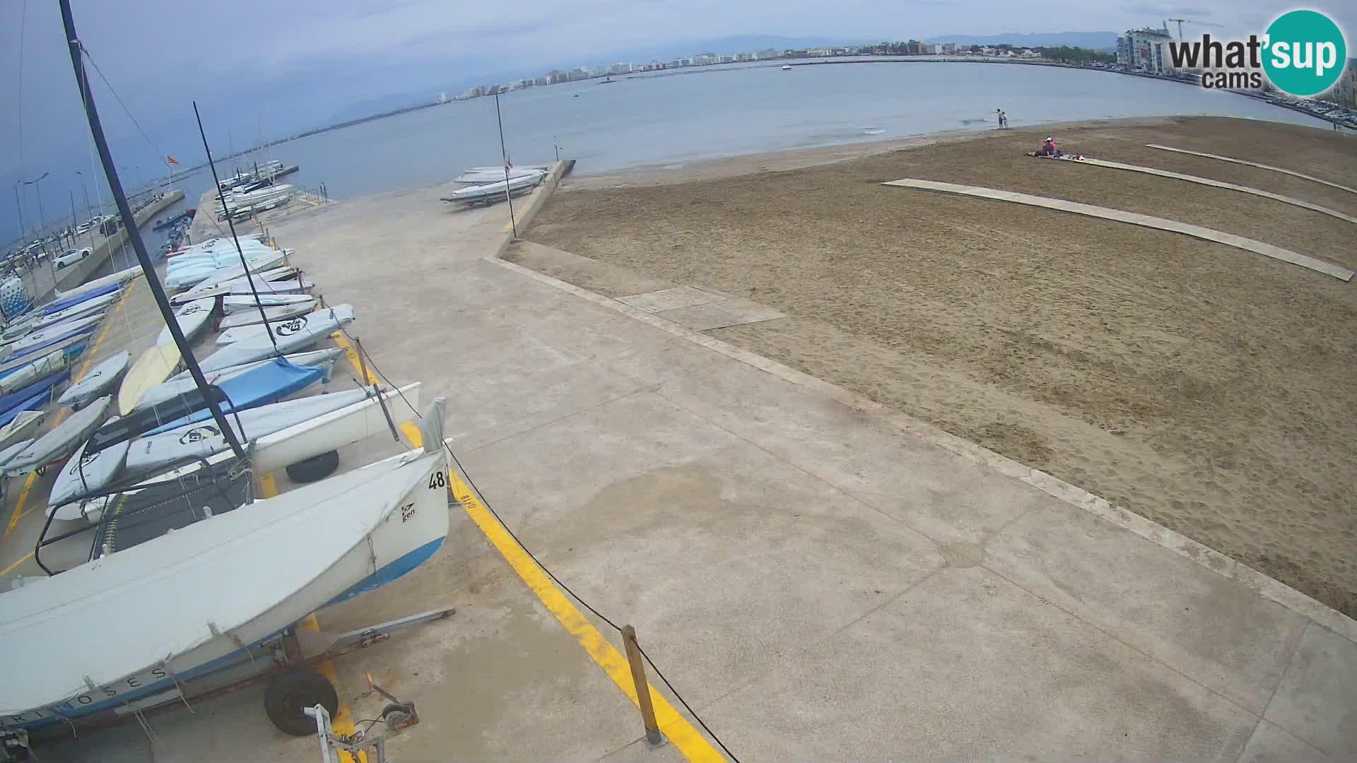 Webcam Hafen von Roses – Costa Brava – Strand La Perola