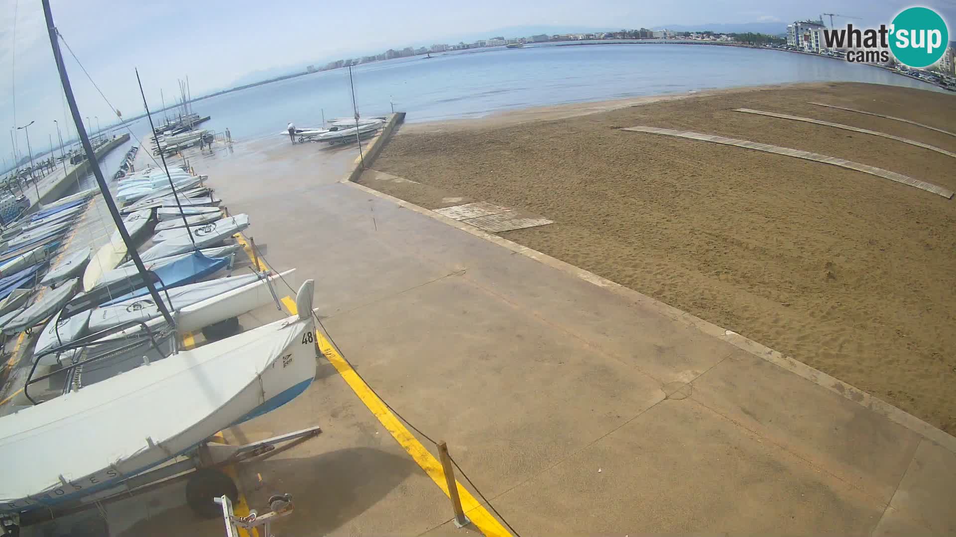Webcam Hafen von Roses – Costa Brava – Strand La Perola