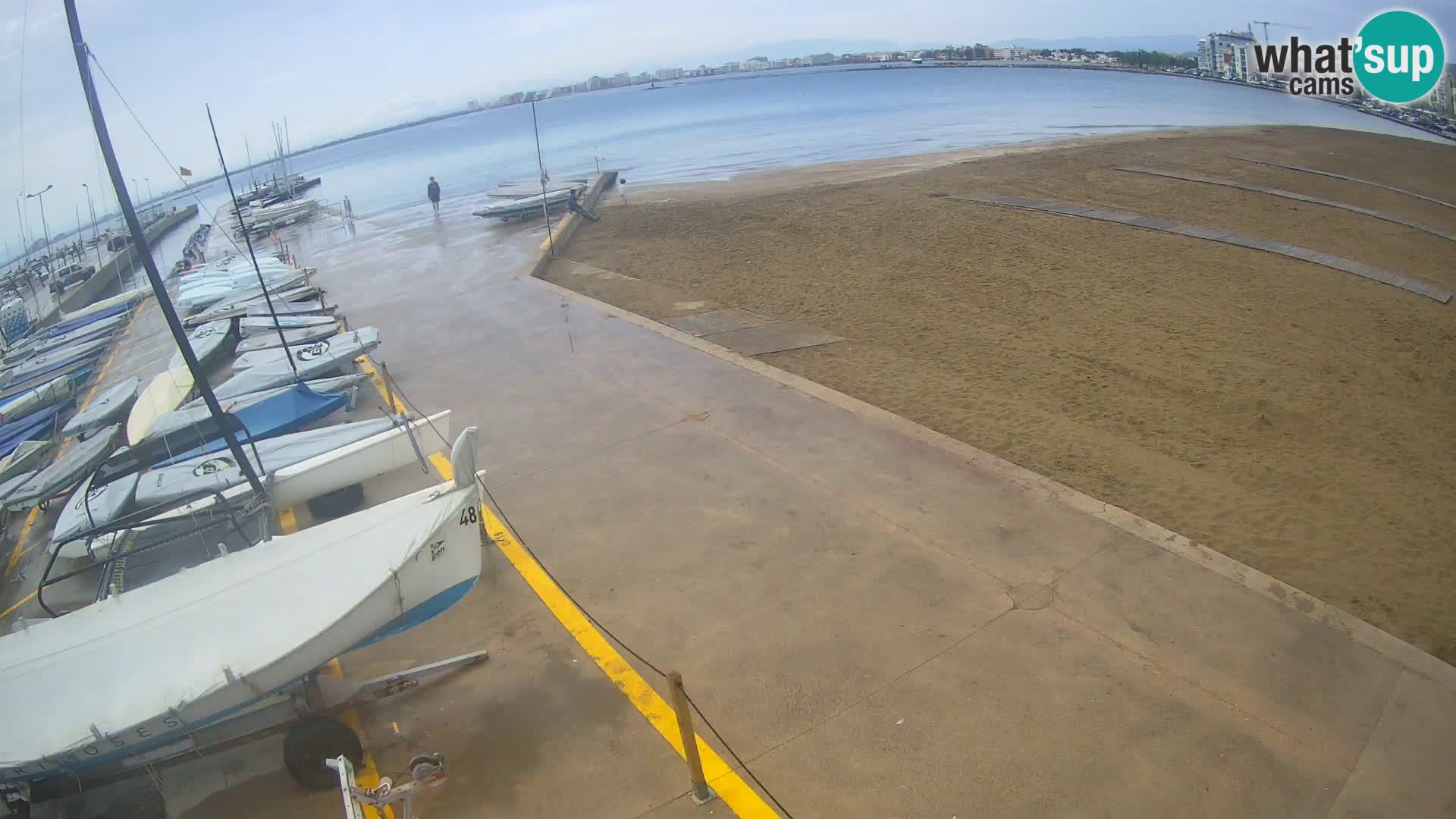 Roses webcam Port – Costa Brava – plage La Perola
