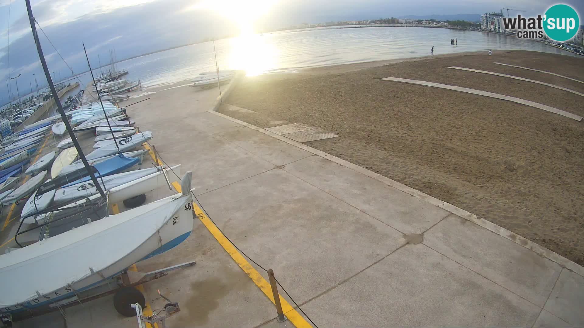 Webcam Hafen von Roses – Costa Brava – Strand La Perola