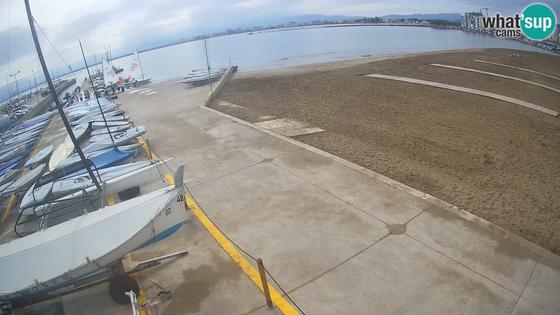 Webcam Hafen von Roses – Costa Brava – Strand La Perola