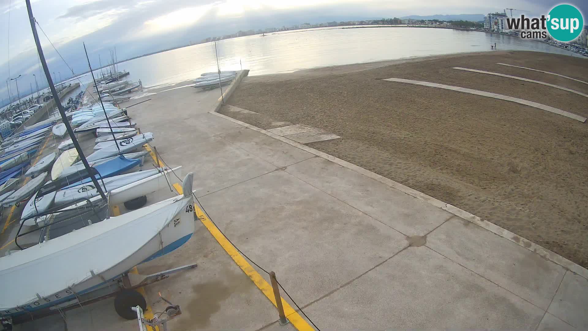 Webcam Hafen von Roses – Costa Brava – Strand La Perola