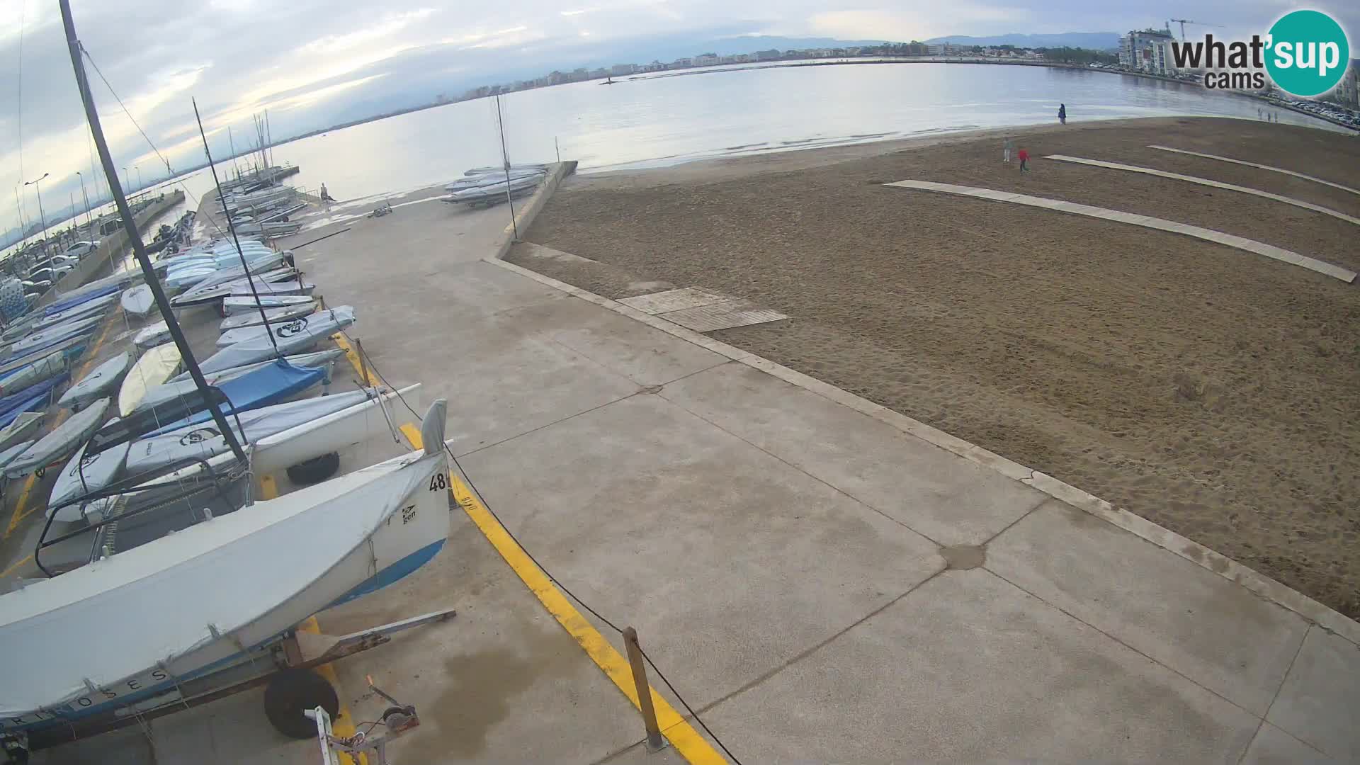 Roses webcam Port – Costa Brava – plage La Perola