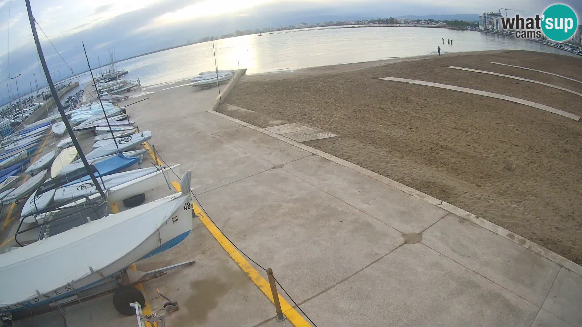 Webcam porto di Roses – Costa Brava – spiaggia La Perola