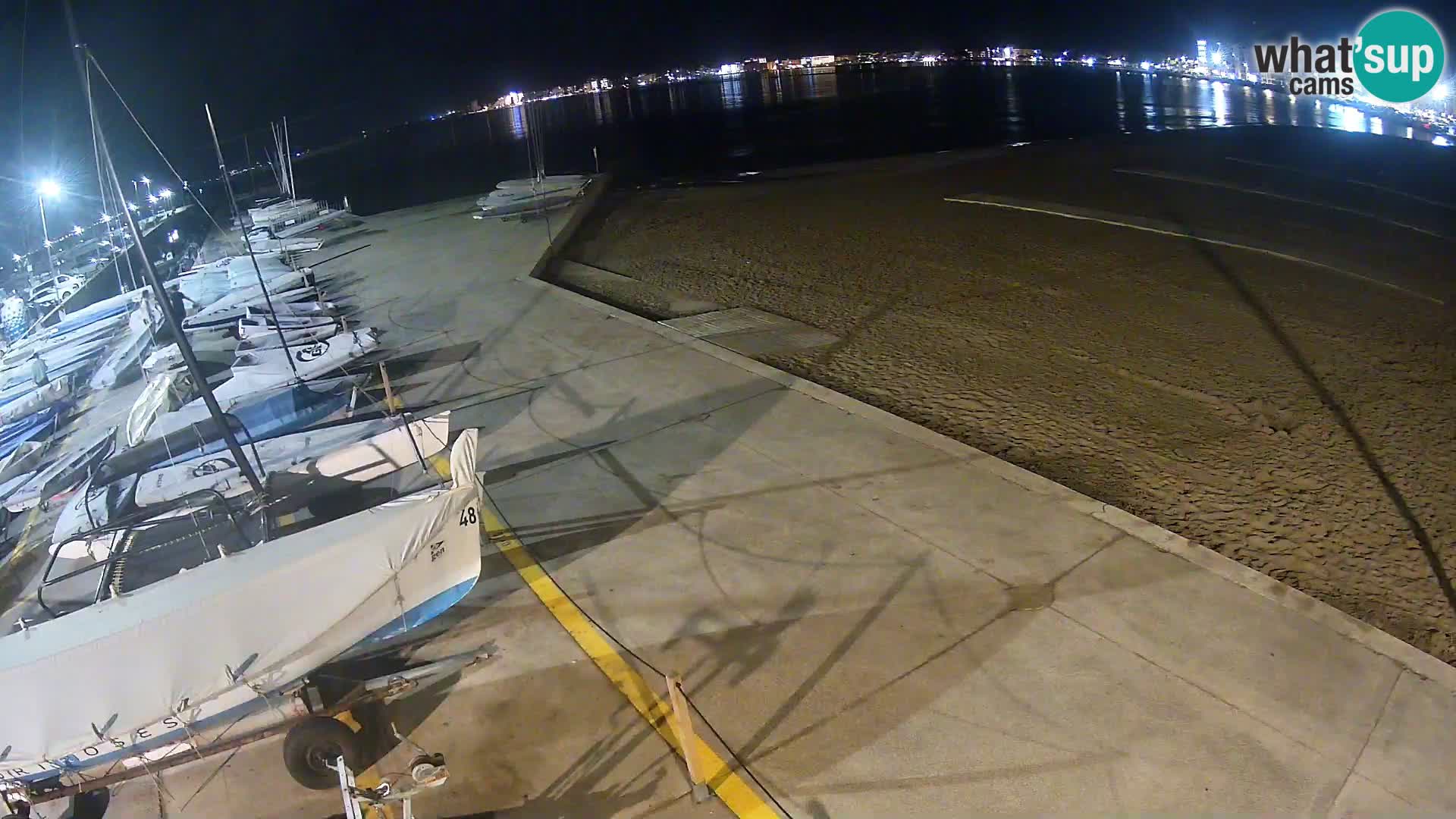 Webcam porto di Roses – Costa Brava – spiaggia La Perola