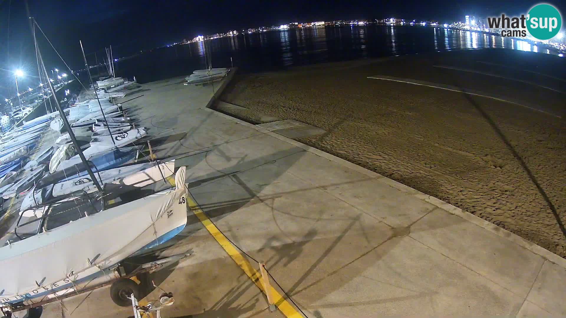 Roses webcam Port – Costa Brava – plage La Perola