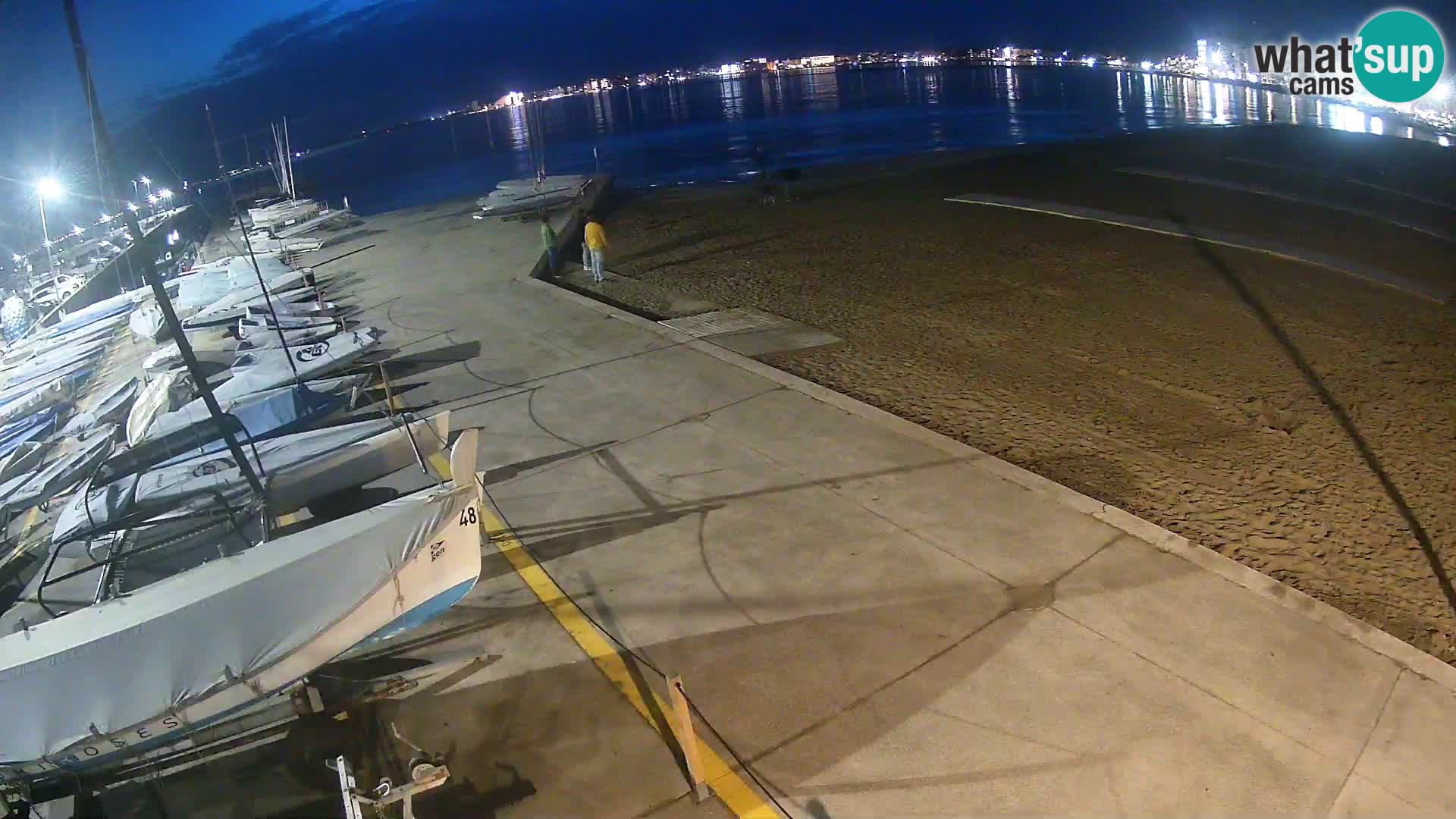 Roses webcam Port – Costa Brava – plage La Perola