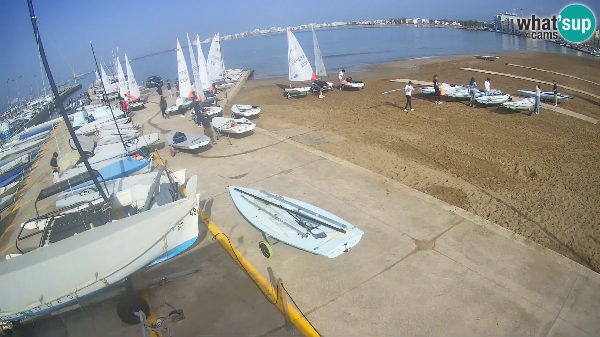 Web kamera Roses marina – Costa Brava – plaža La Perola