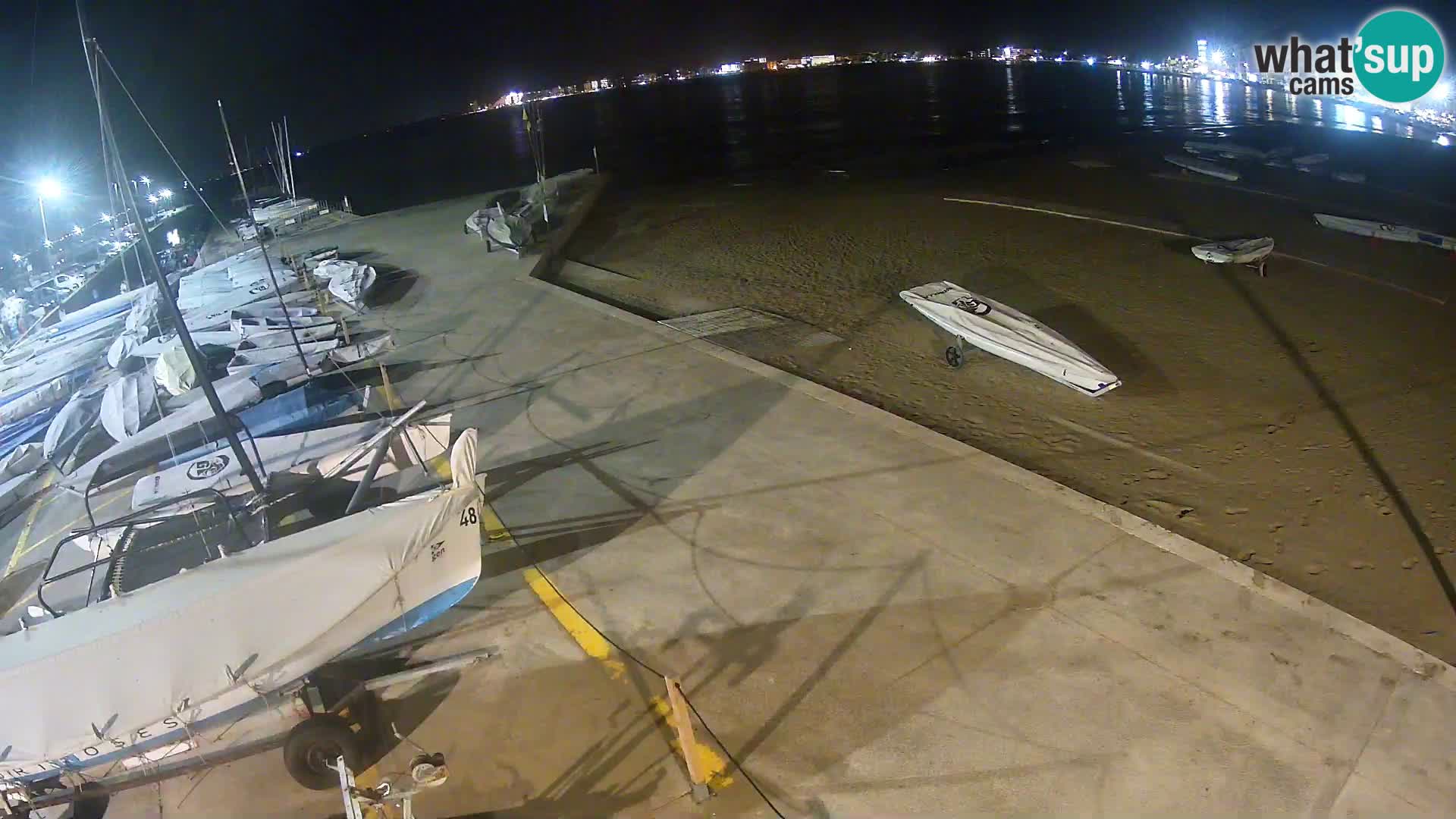 Webcam Hafen von Roses – Costa Brava – Strand La Perola
