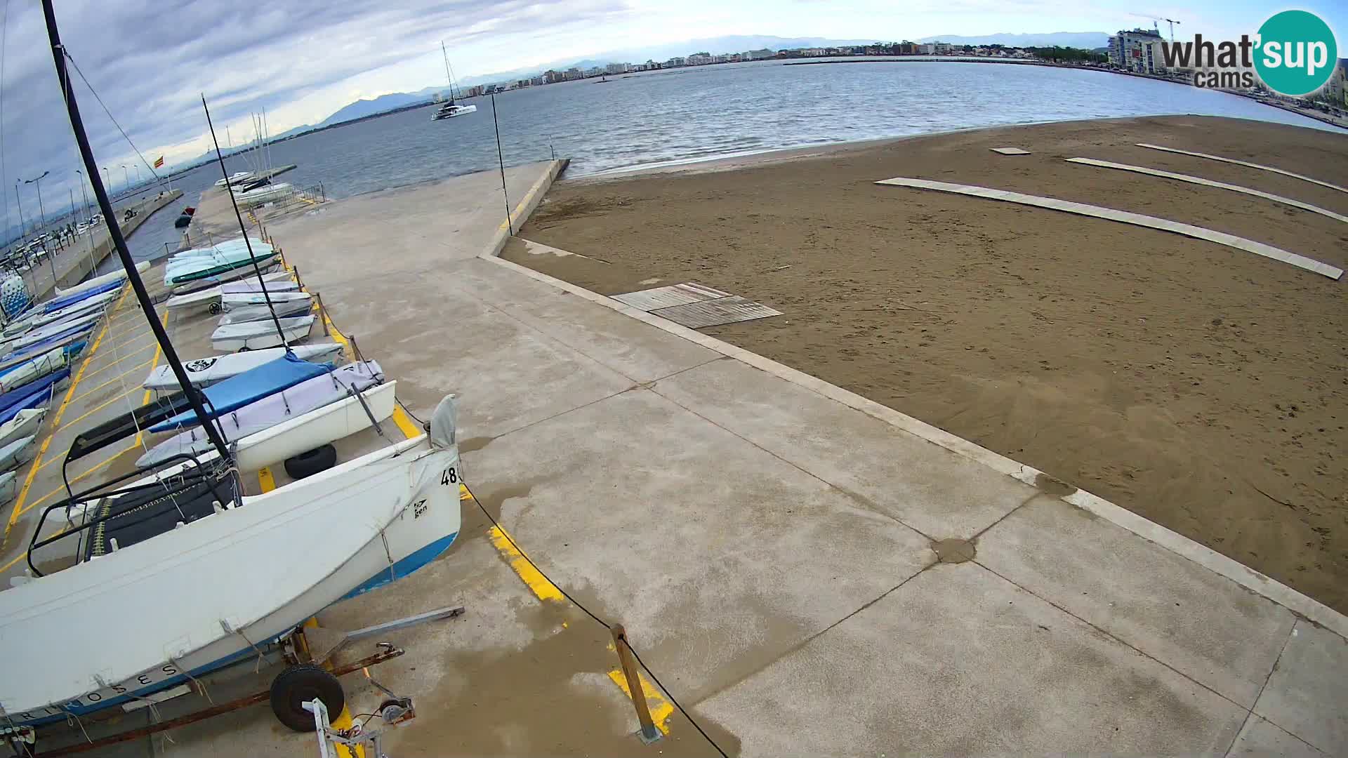Kamera Roses marina – Costa Brava – plaža La Perola