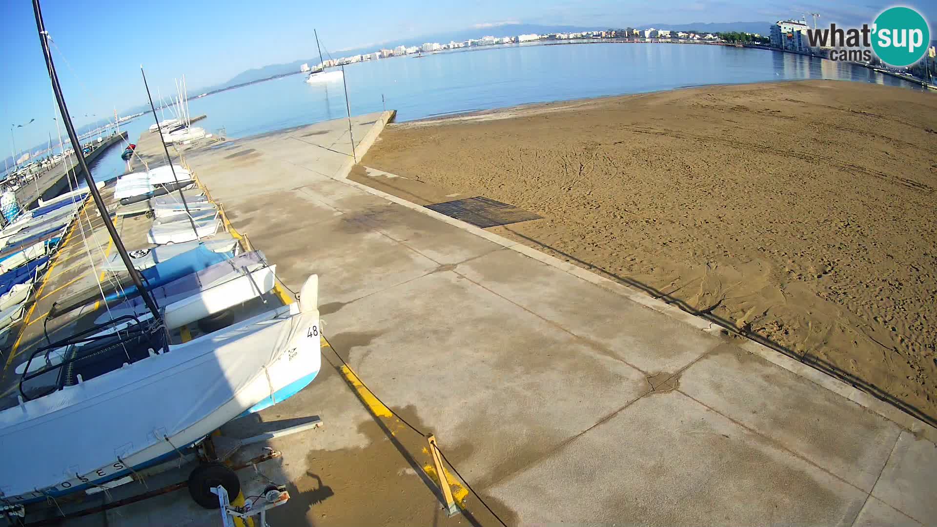 Webcam Port of Roses – Costa Brava – La Perola Beach