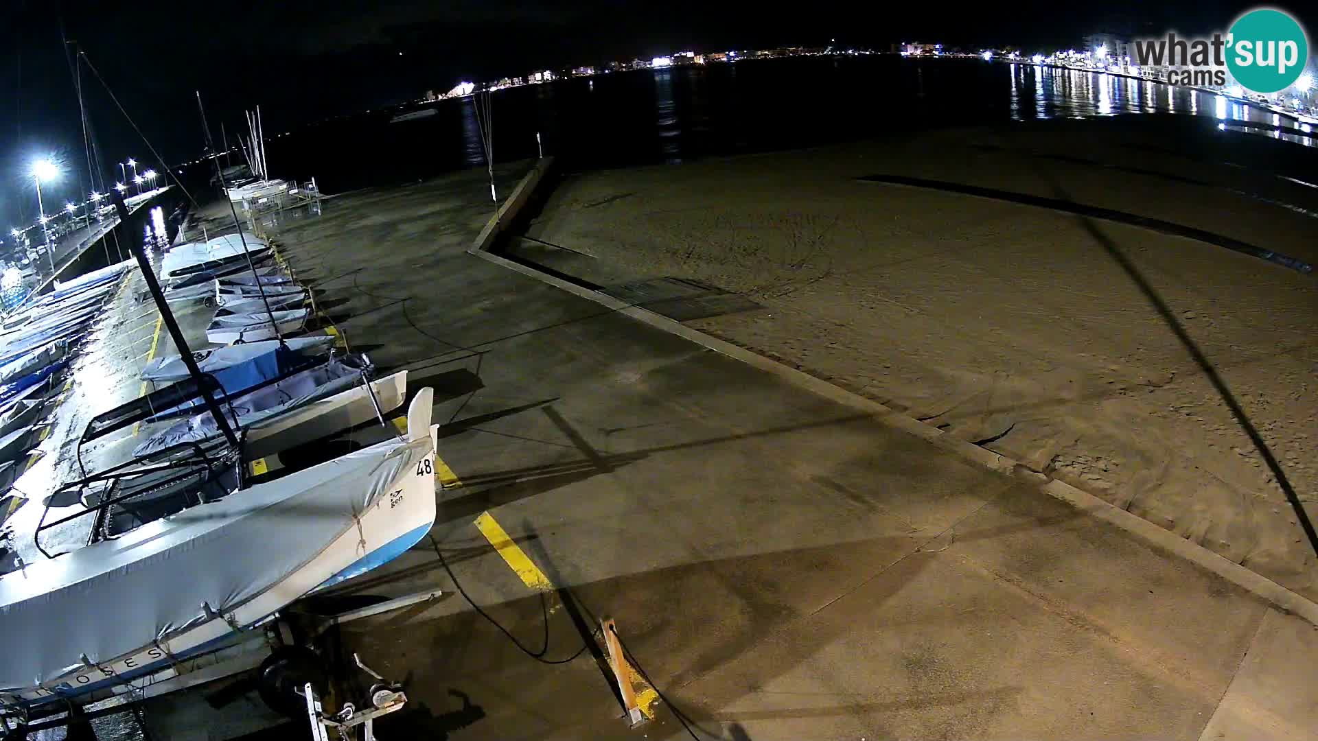 Webcam Hafen von Roses – Costa Brava – Strand La Perola