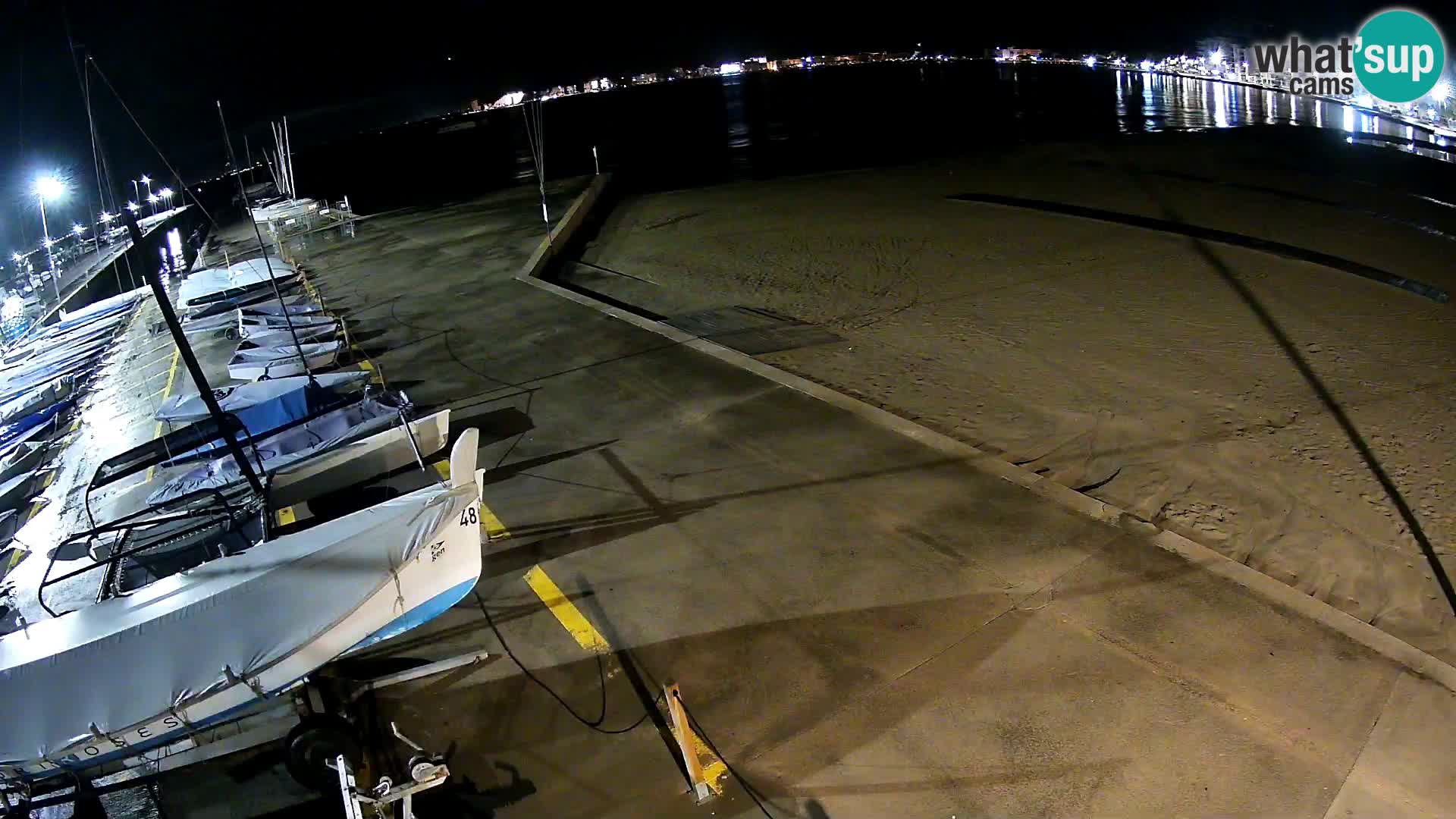 Webcam Hafen von Roses – Costa Brava – Strand La Perola