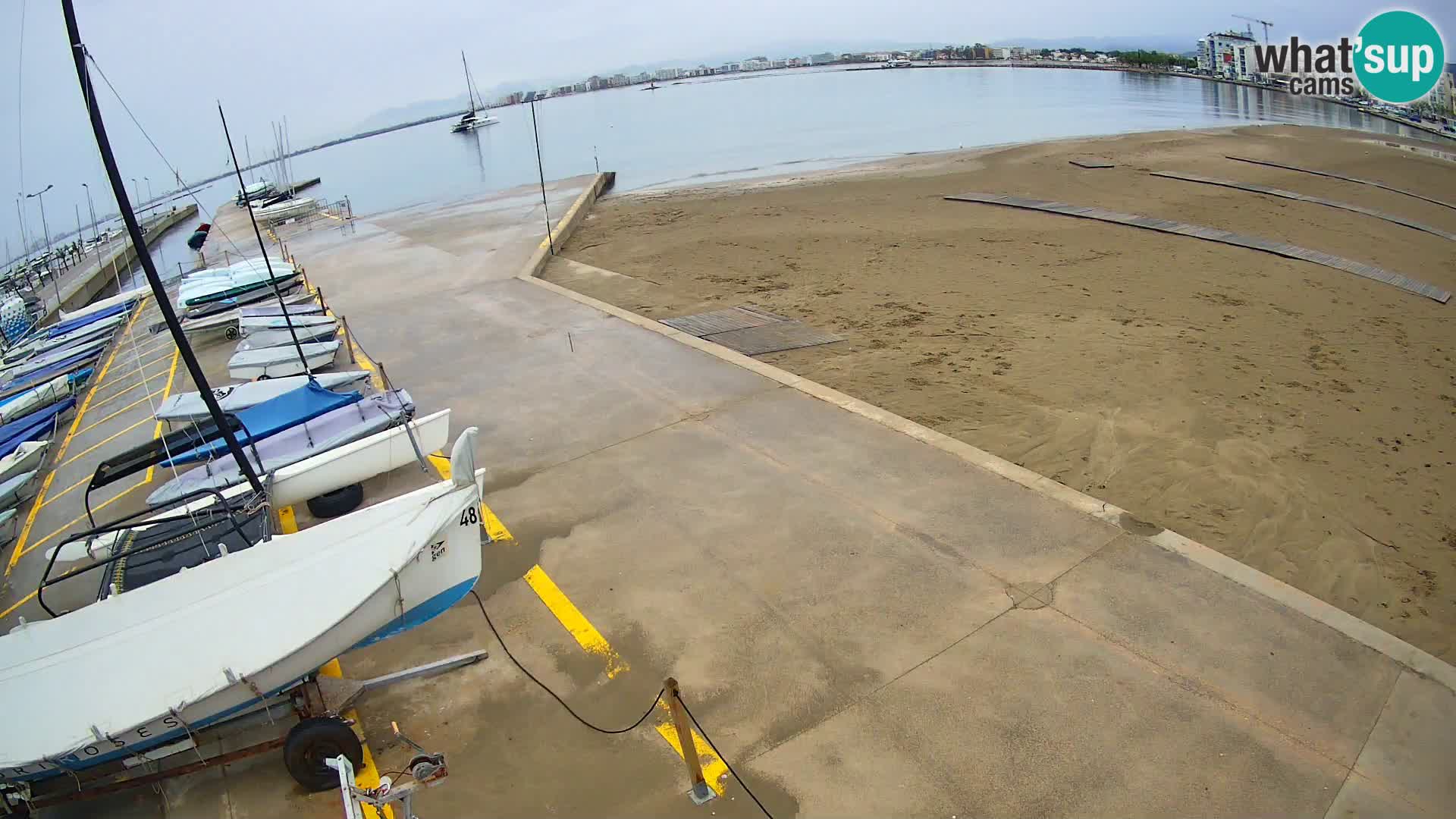 Kamera Roses marina – Costa Brava – plaža La Perola