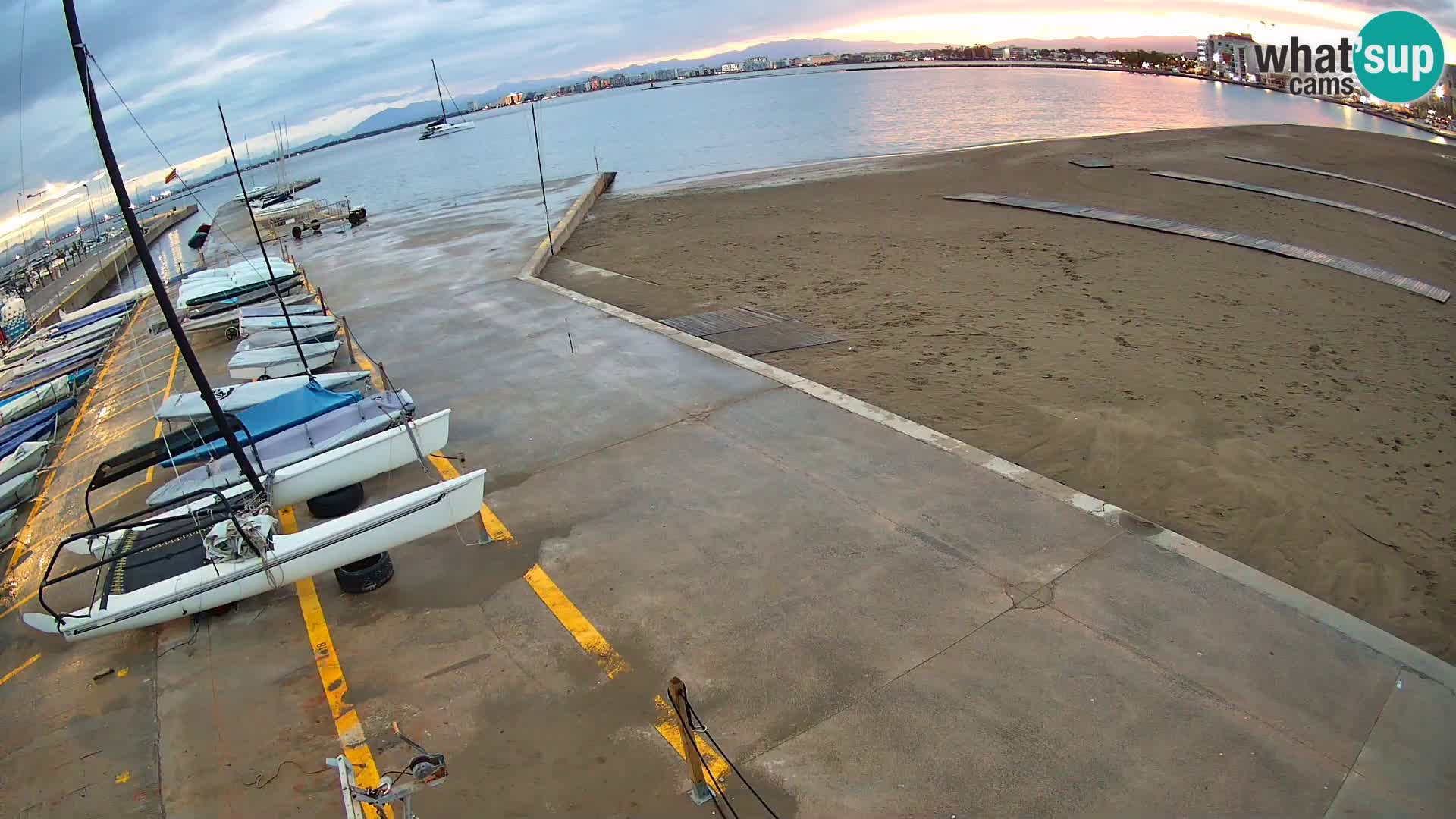 Webcam Hafen von Roses – Costa Brava – Strand La Perola