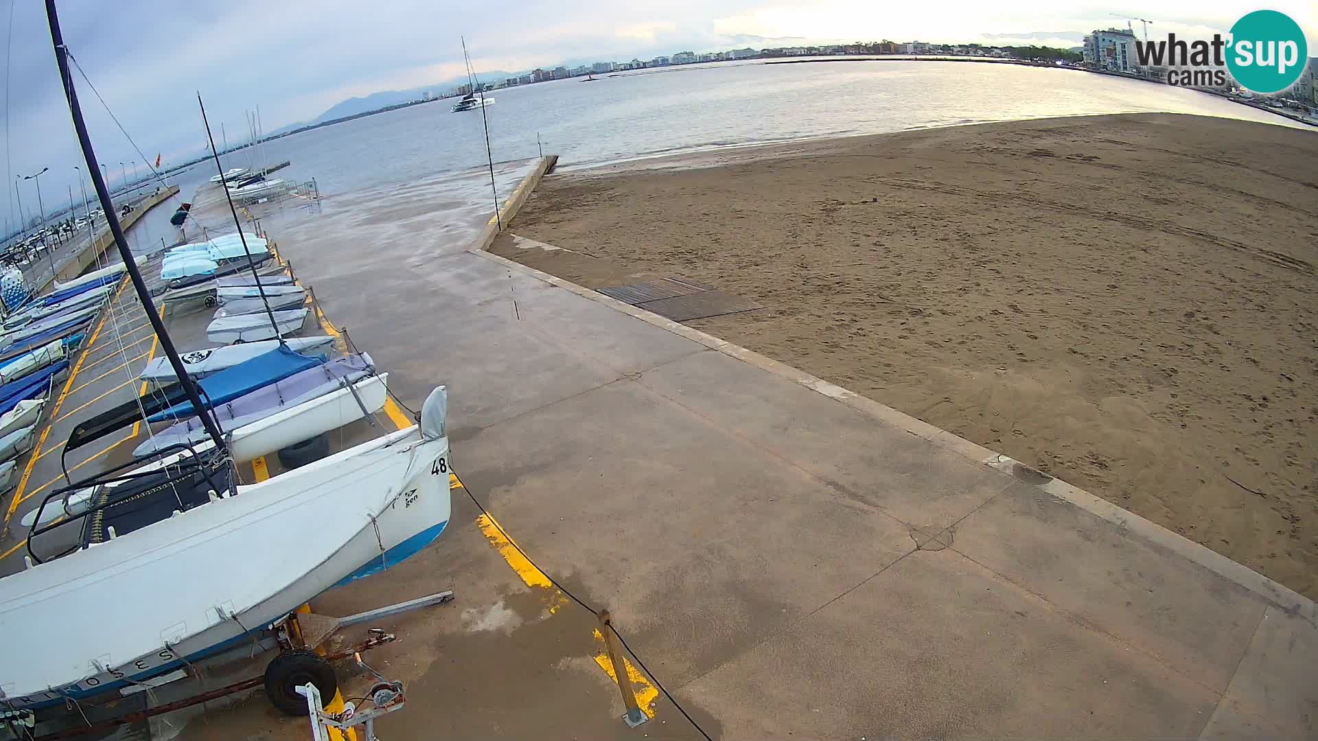 Webcam porto di Roses – Costa Brava – spiaggia La Perola
