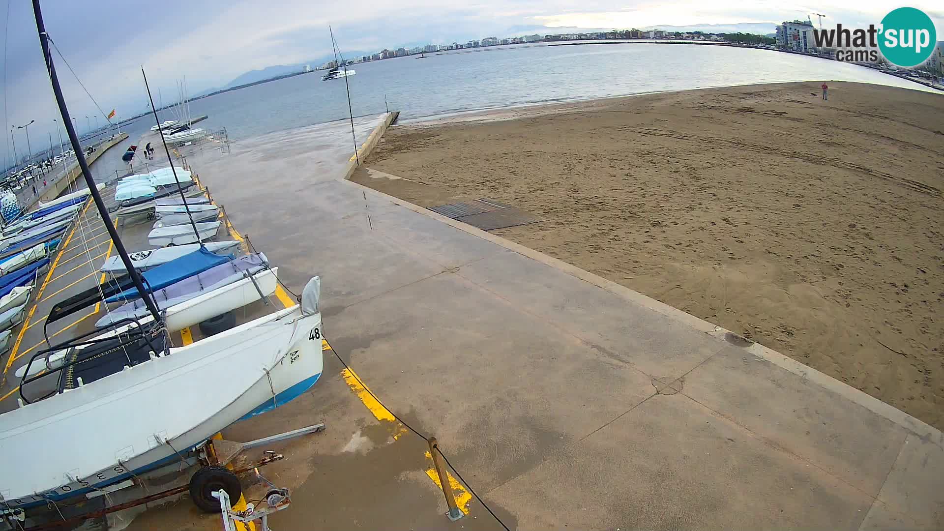 Webcam Hafen von Roses – Costa Brava – Strand La Perola