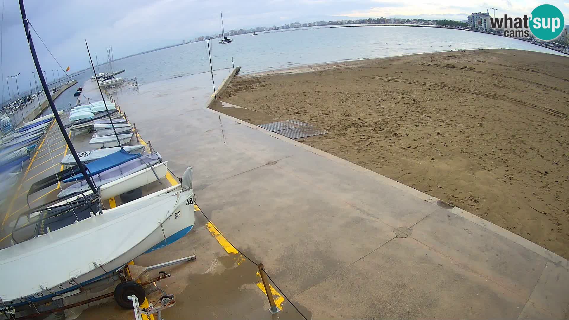 Webcam porto di Roses – Costa Brava – spiaggia La Perola