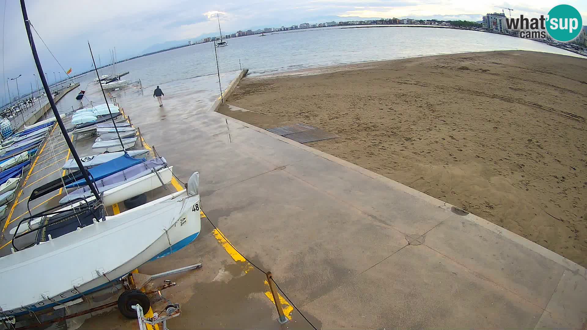 Webcam porto di Roses – Costa Brava – spiaggia La Perola
