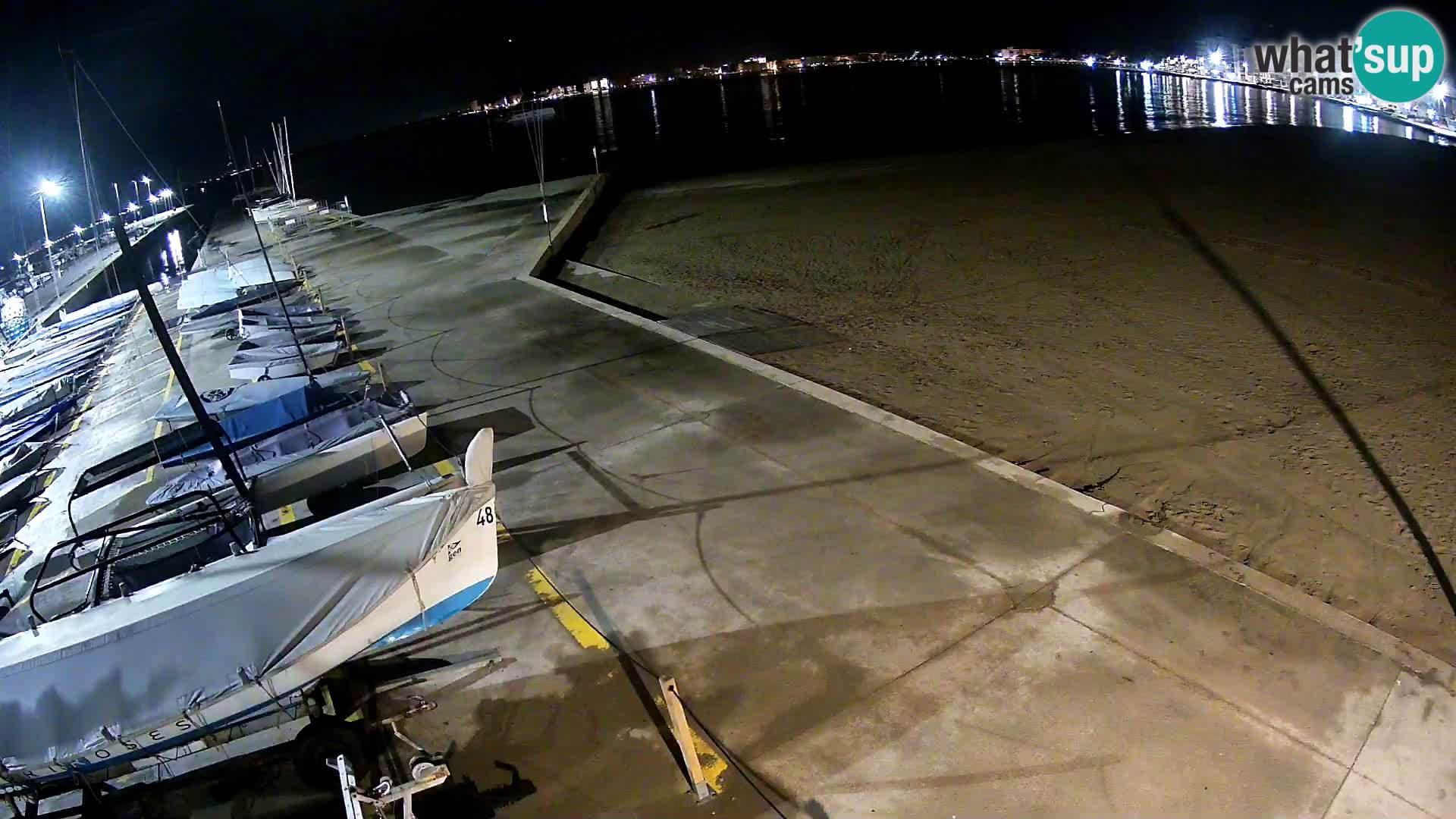 Webcam Hafen von Roses – Costa Brava – Strand La Perola