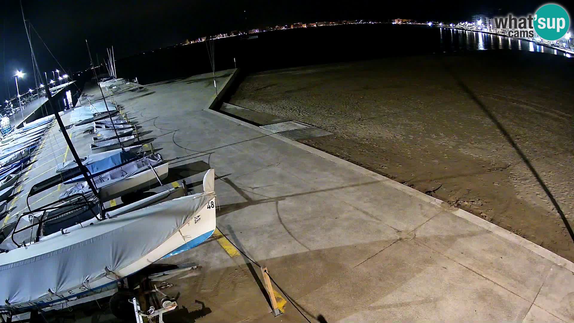 Webcam porto di Roses – Costa Brava – spiaggia La Perola