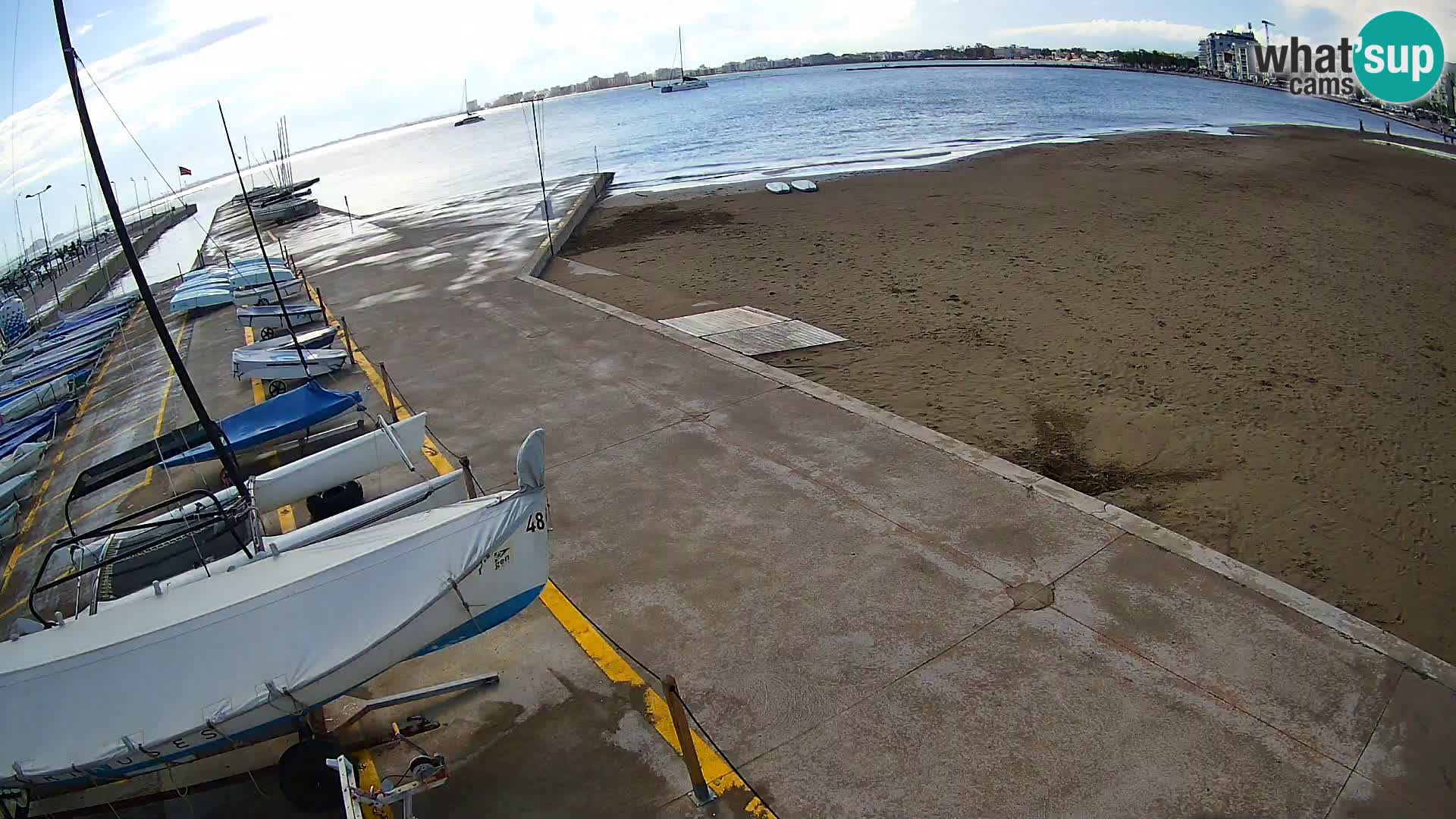 Web kamera Roses marina – Costa Brava – plaža La Perola