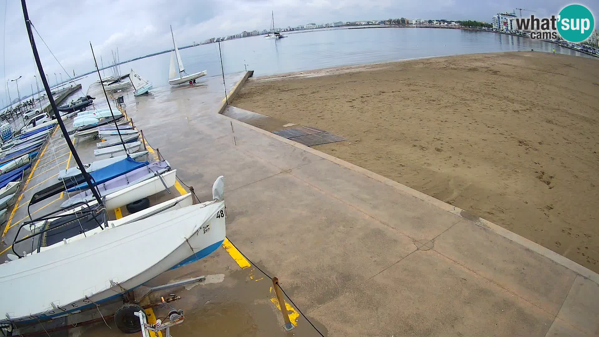 Web kamera Roses marina – Costa Brava – plaža La Perola