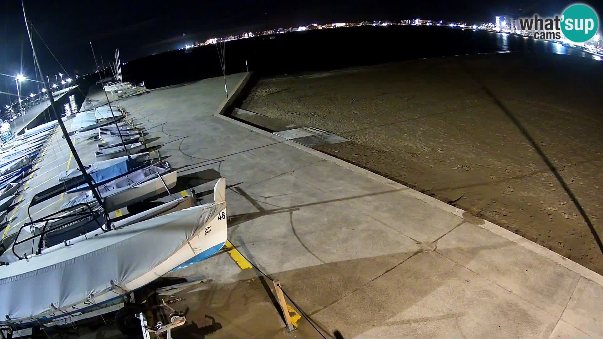 Webcam porto di Roses – Costa Brava – spiaggia La Perola