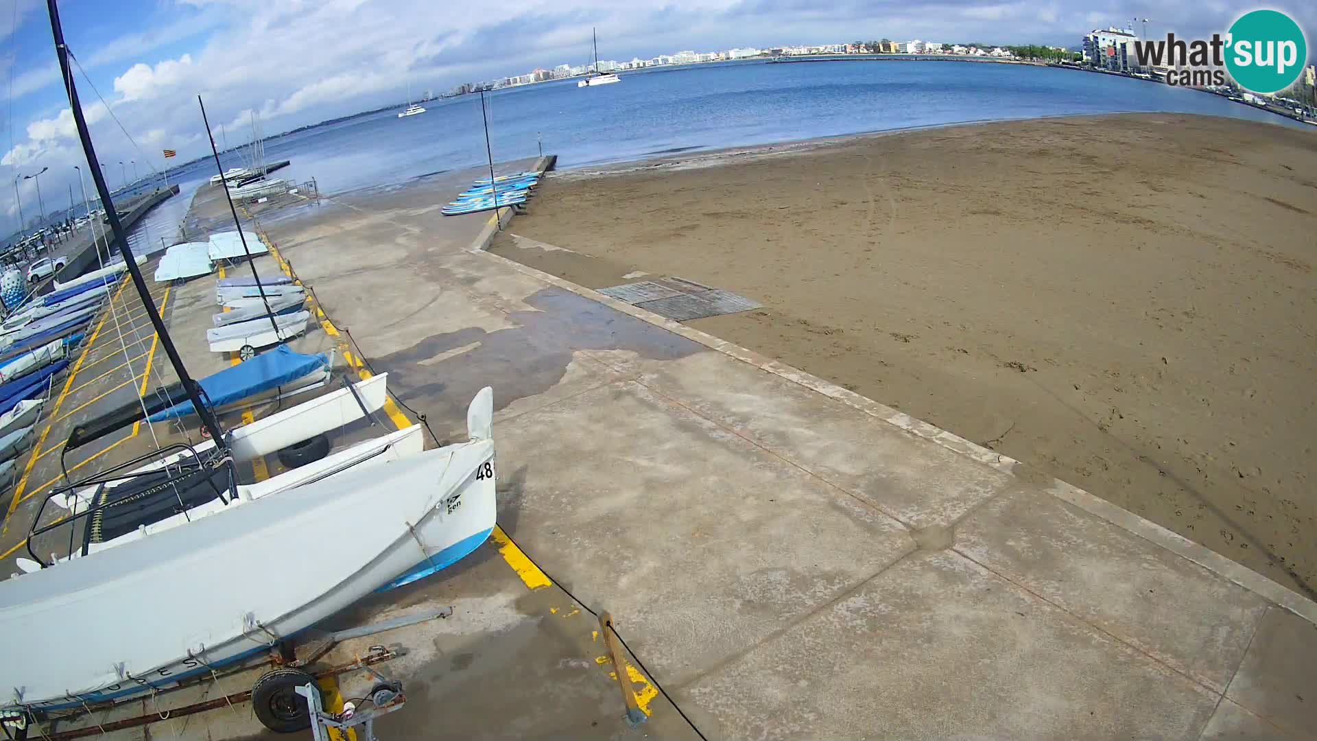 Webcam Port of Roses – Costa Brava – La Perola Beach
