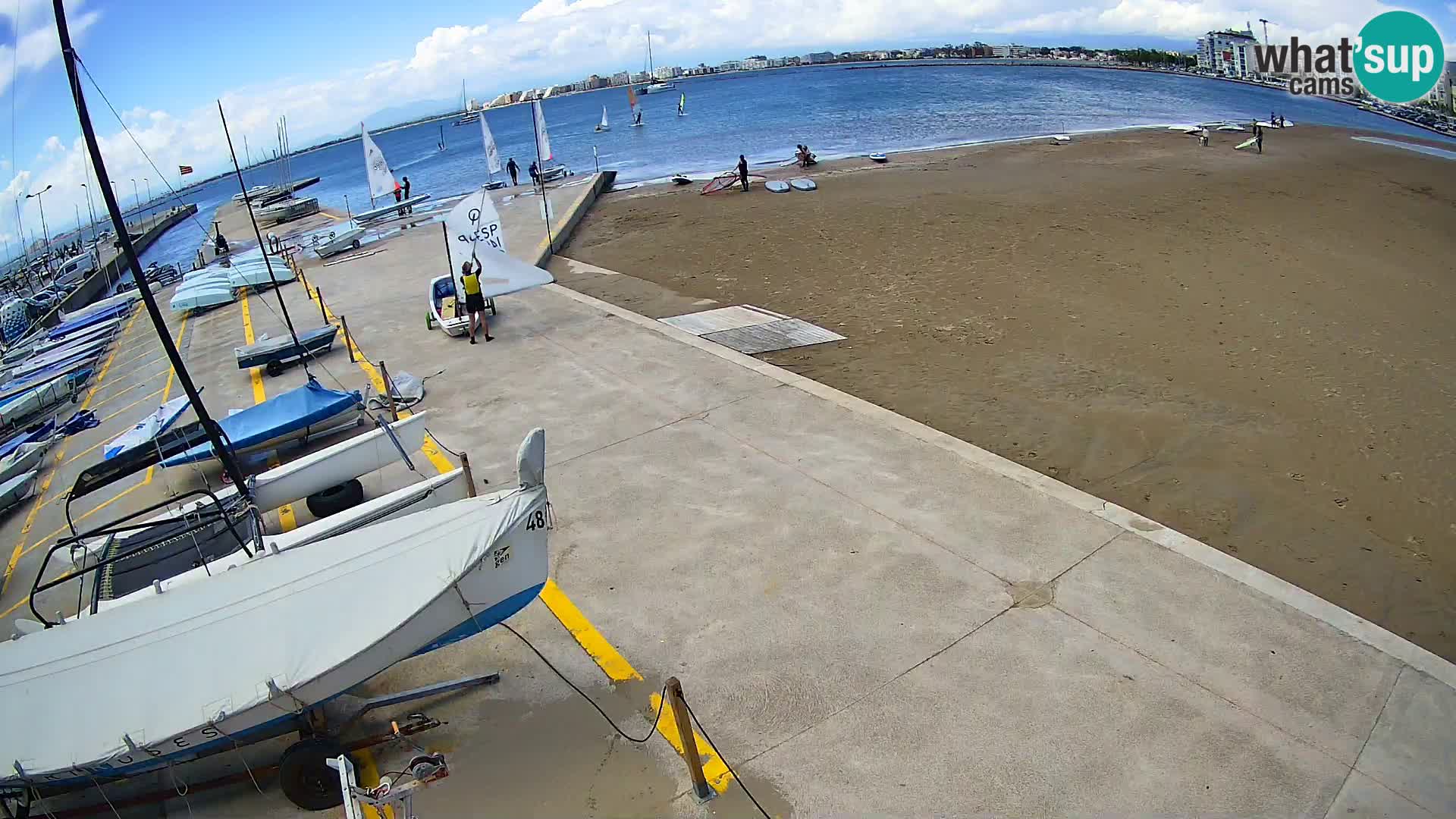 Webcam Hafen von Roses – Costa Brava – Strand La Perola