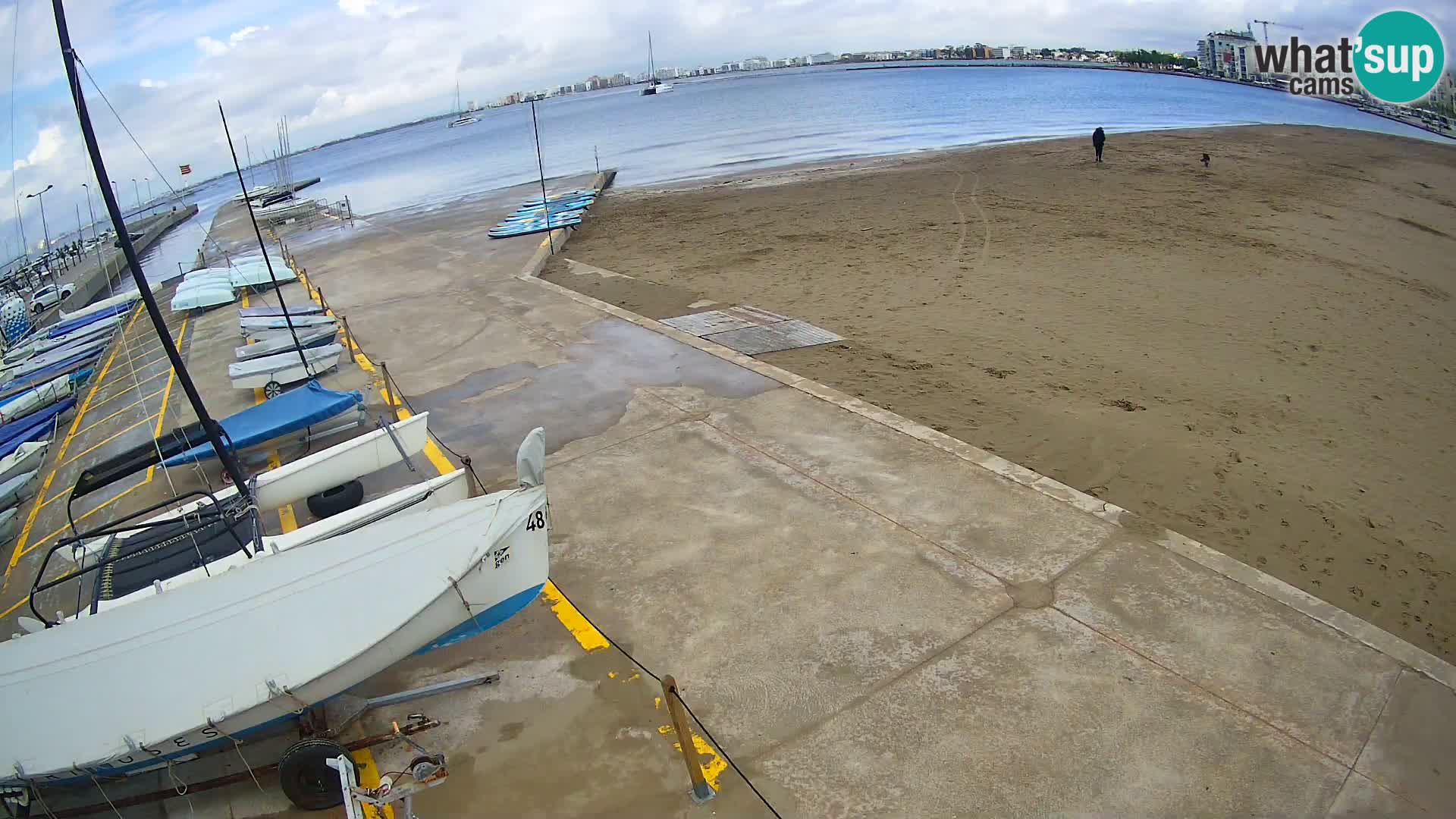 Webcam porto di Roses – Costa Brava – spiaggia La Perola