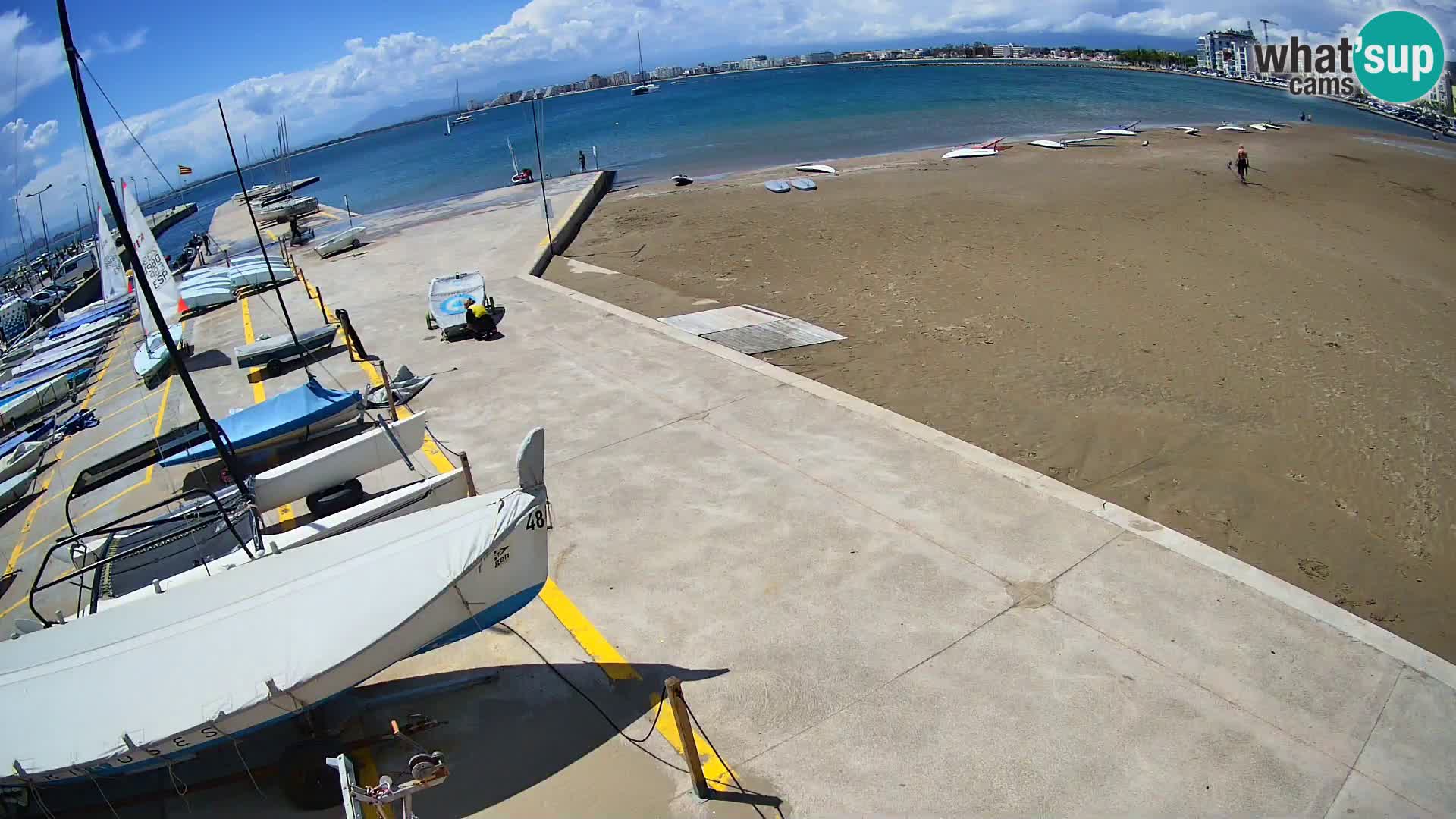 Kamera Roses marina – Costa Brava – plaža La Perola