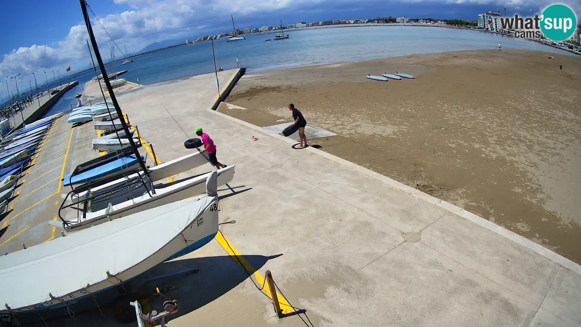 Web kamera Roses marina – Costa Brava – plaža La Perola