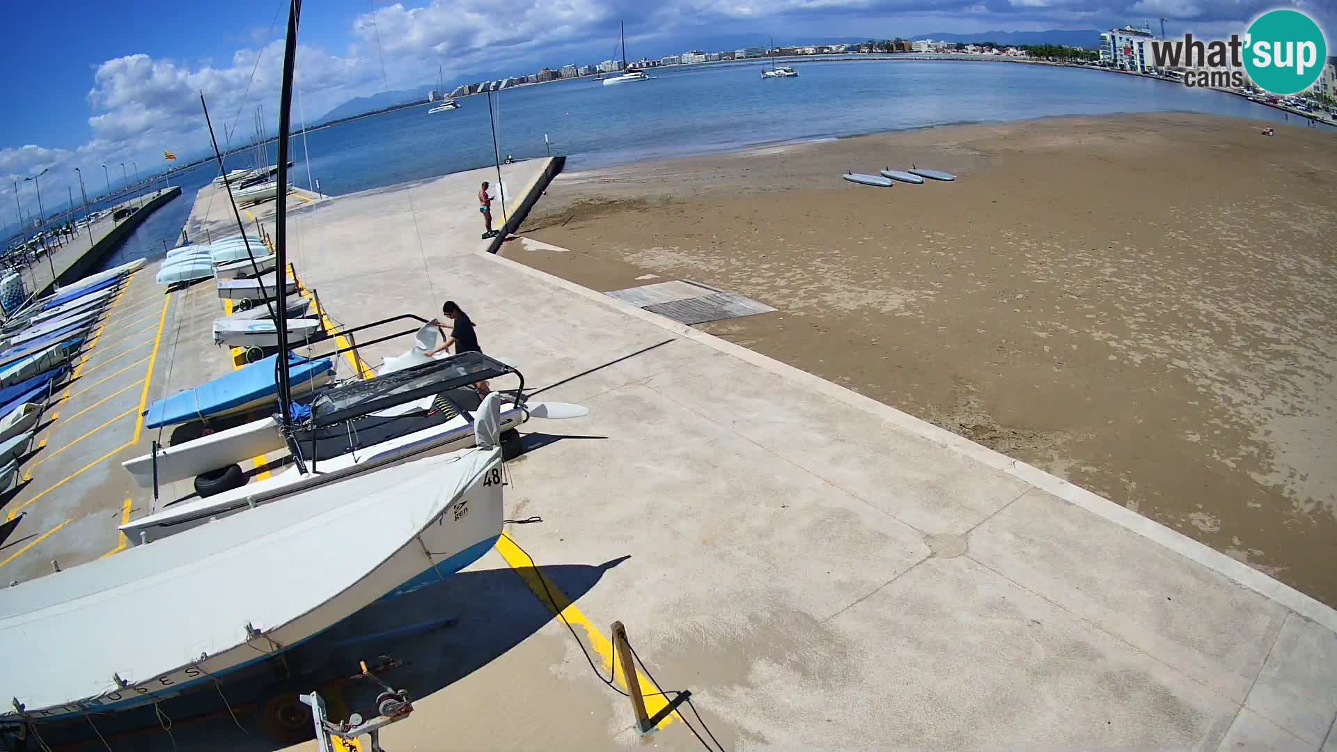 Kamera Roses marina – Costa Brava – plaža La Perola