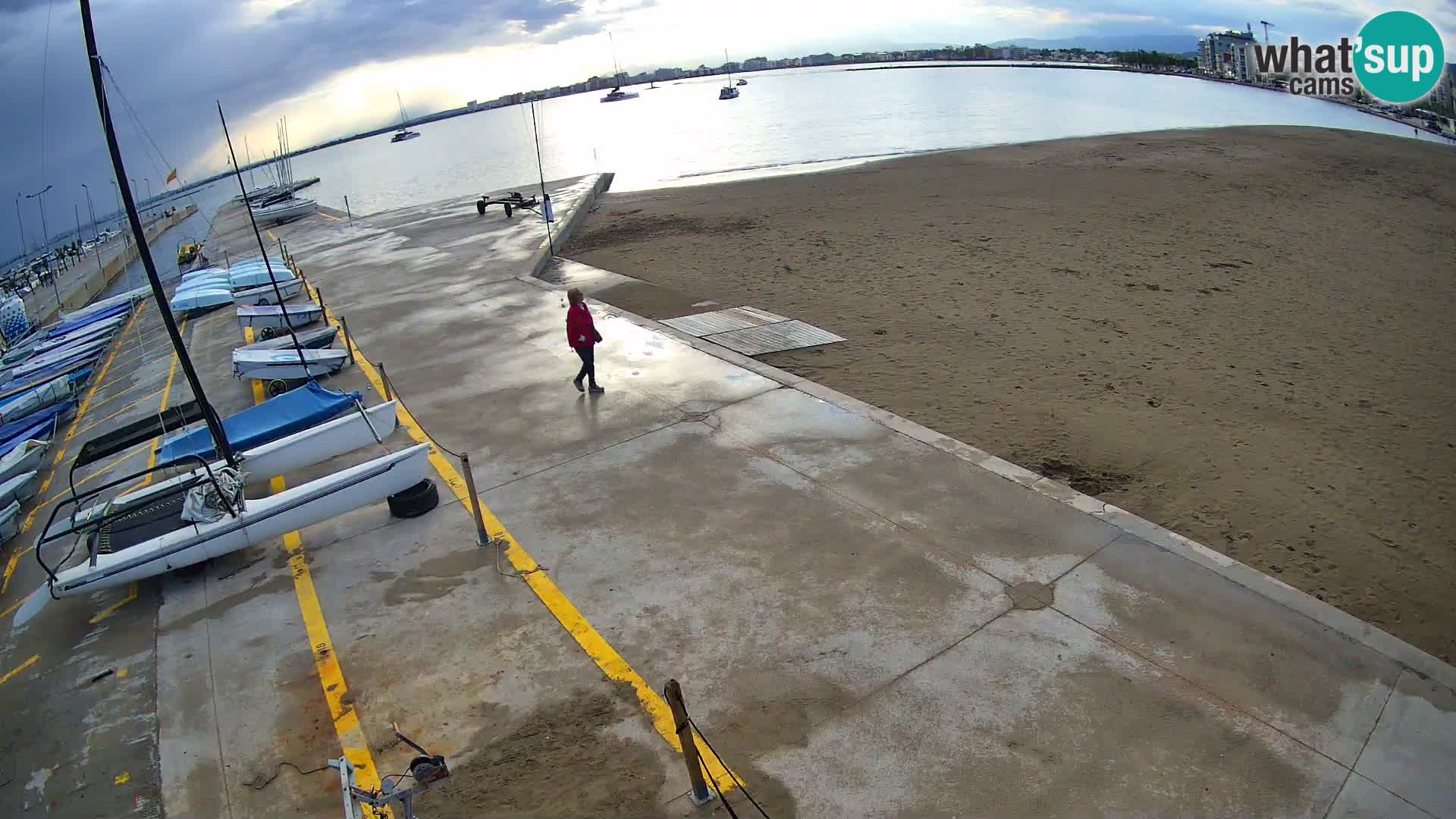 Webcam porto di Roses – Costa Brava – spiaggia La Perola