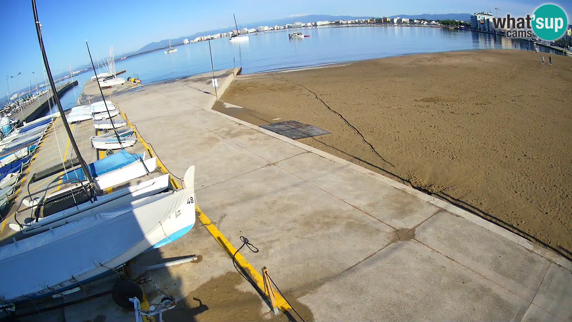 Webcam Hafen von Roses – Costa Brava – Strand La Perola