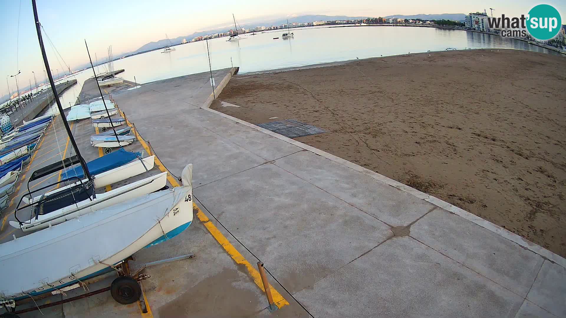 Kamera Roses marina – Costa Brava – plaža La Perola