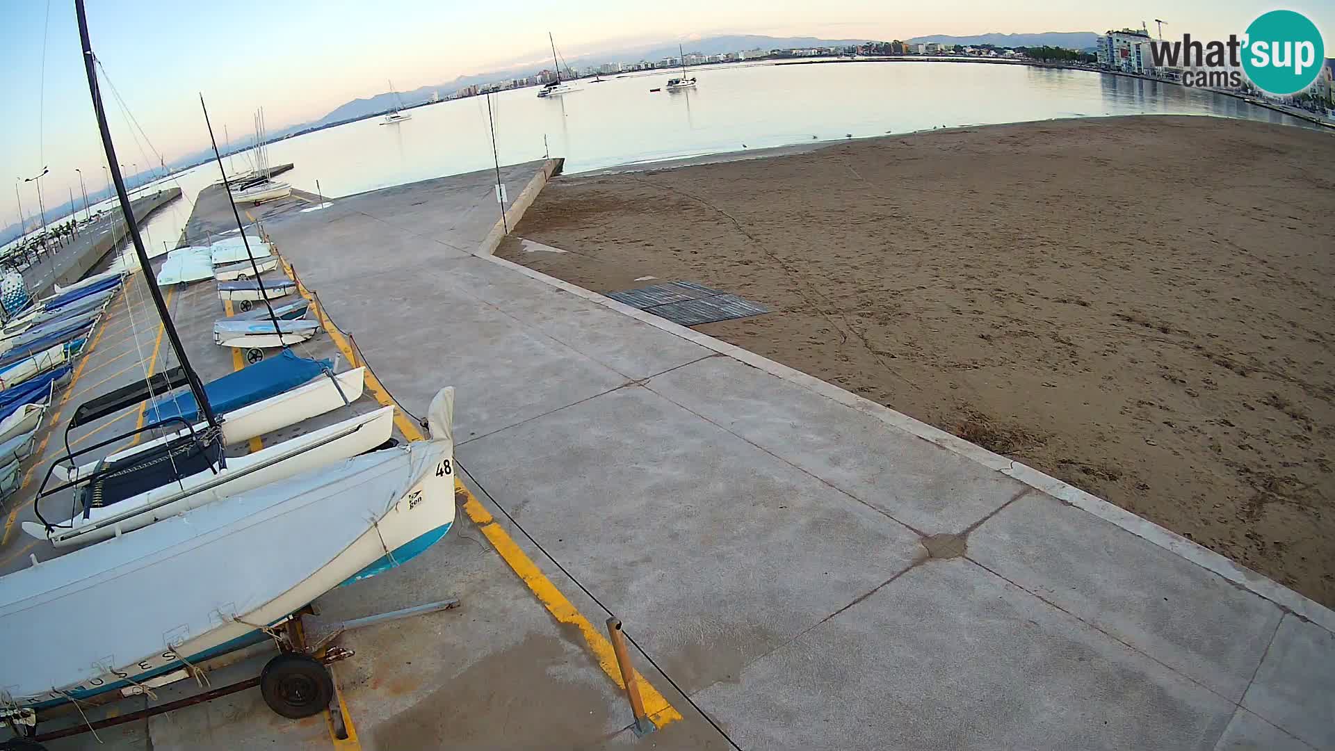 Web kamera Roses marina – Costa Brava – plaža La Perola