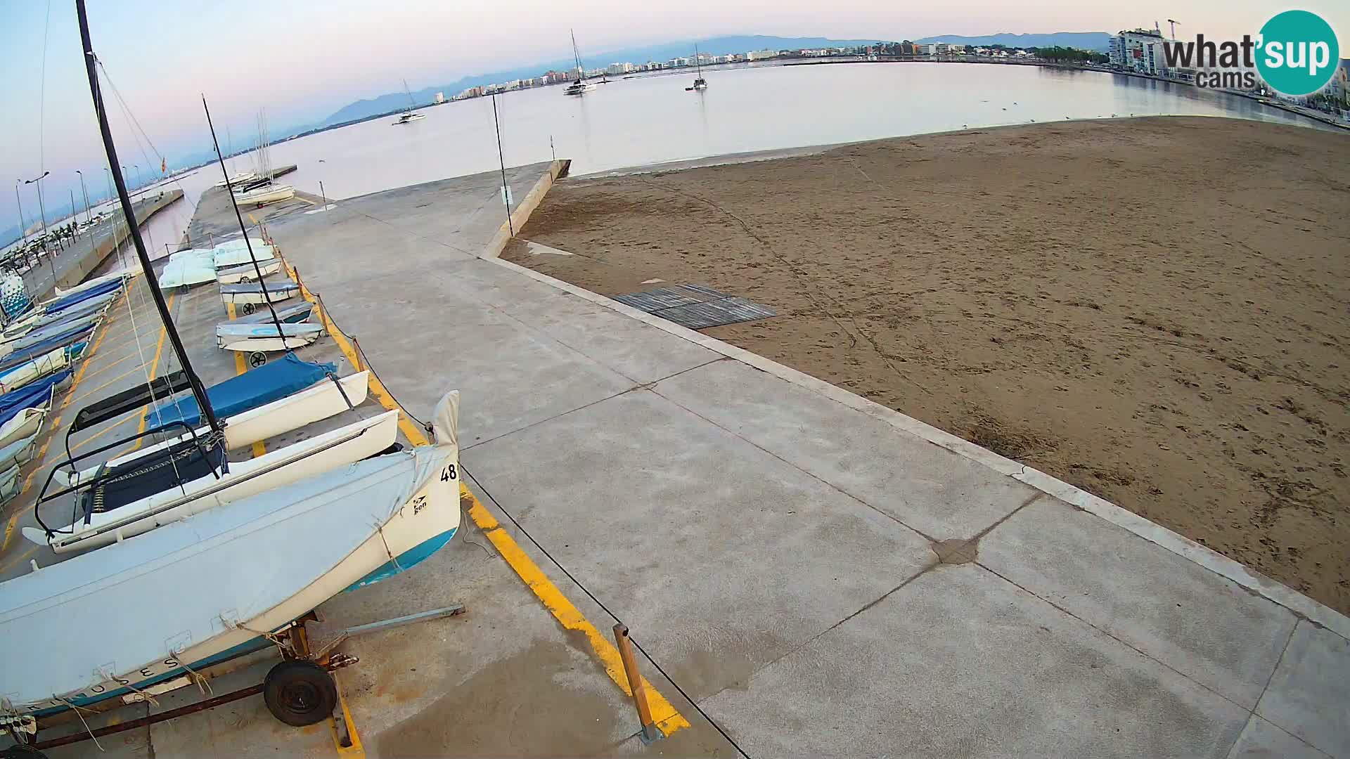 Webcam porto di Roses – Costa Brava – spiaggia La Perola