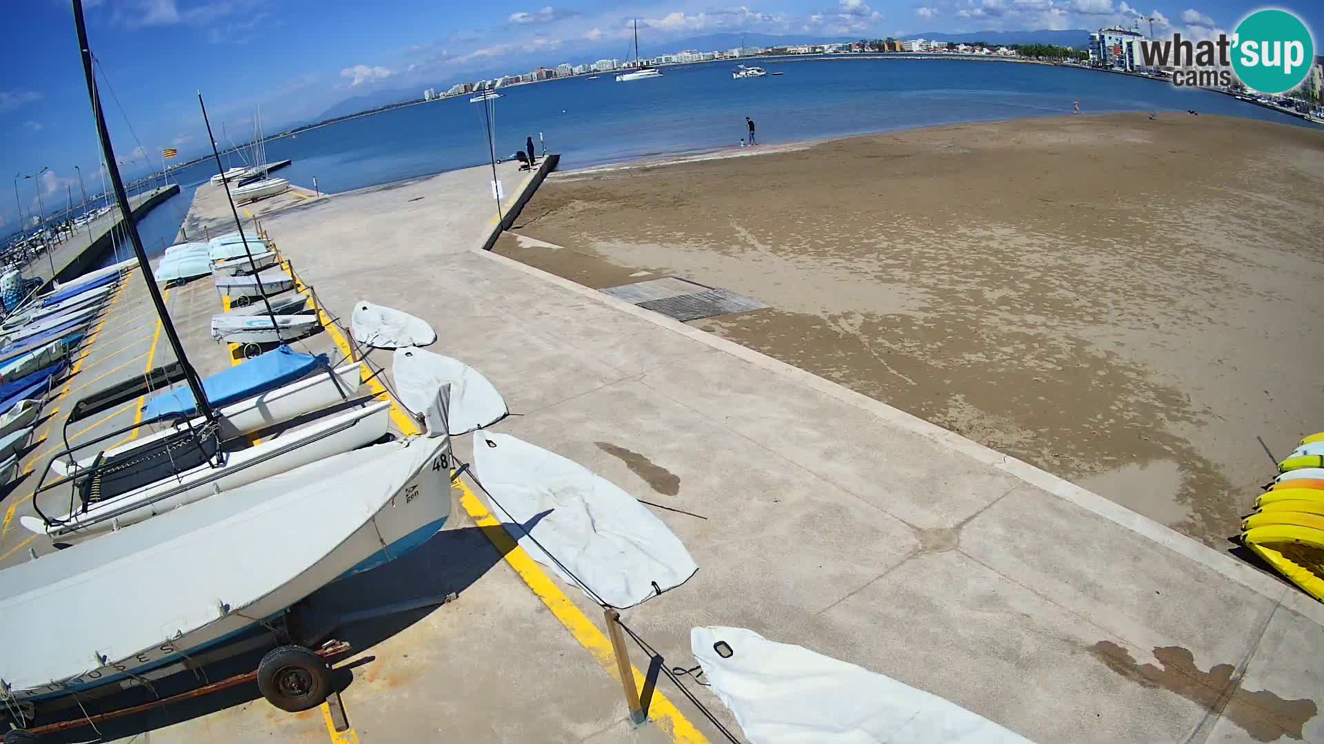 Roses webcam Port – Costa Brava – plage La Perola
